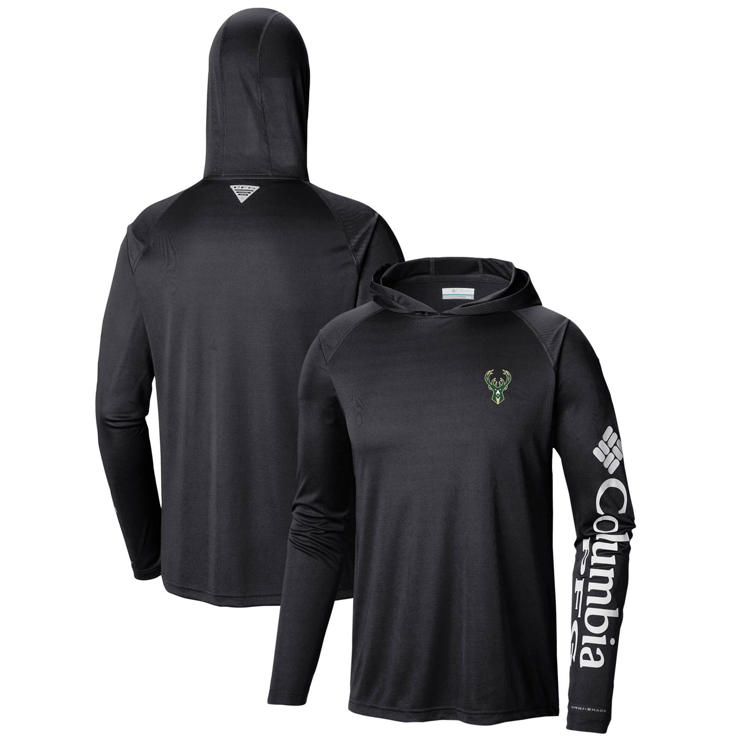 Columbia Milwaukee Bucks Terminal Tackle Long Sleeve Hoodie T-Shirt