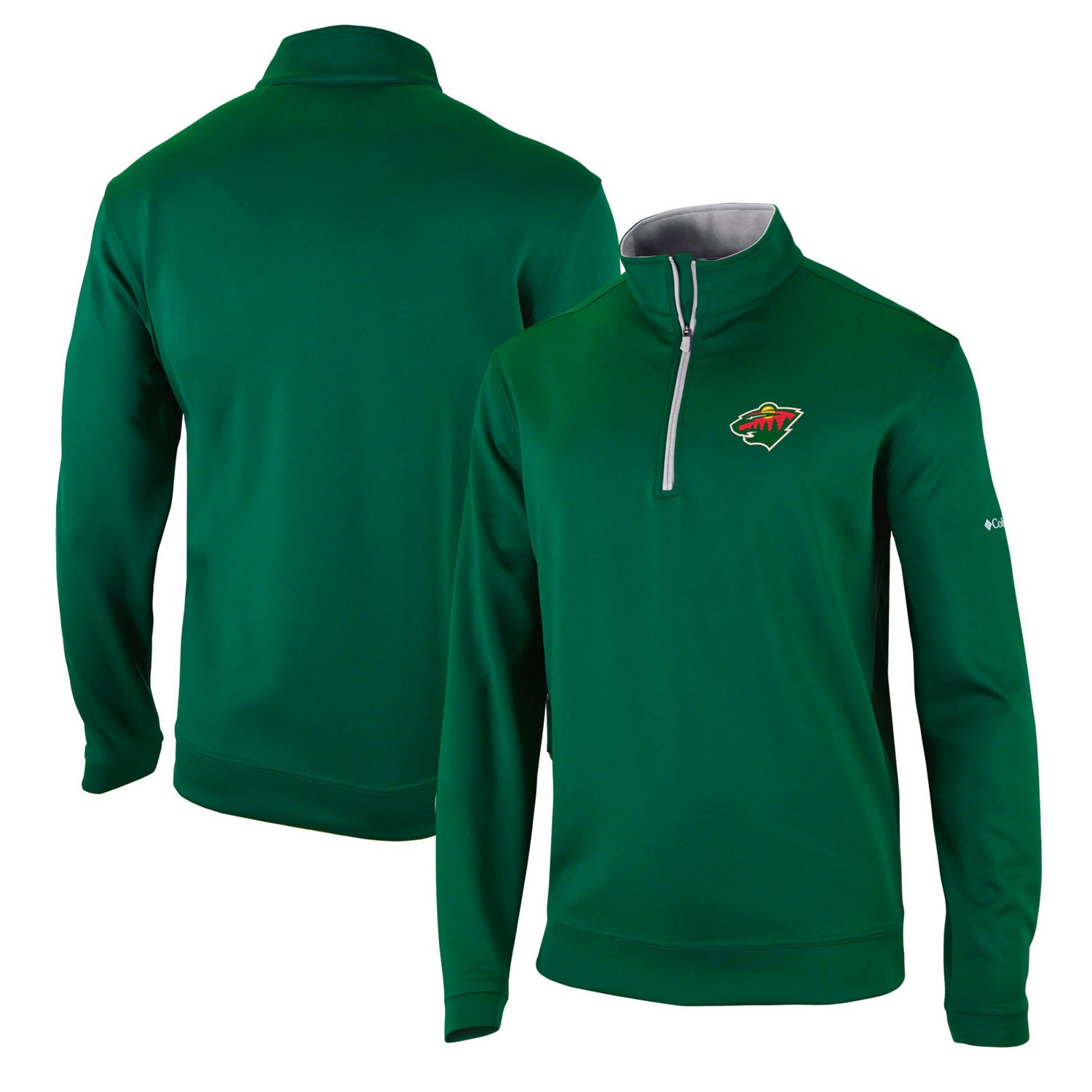 Columbia Minnesota Wild Wickham Hills Omni-Wick Quarter-Zip Jacket