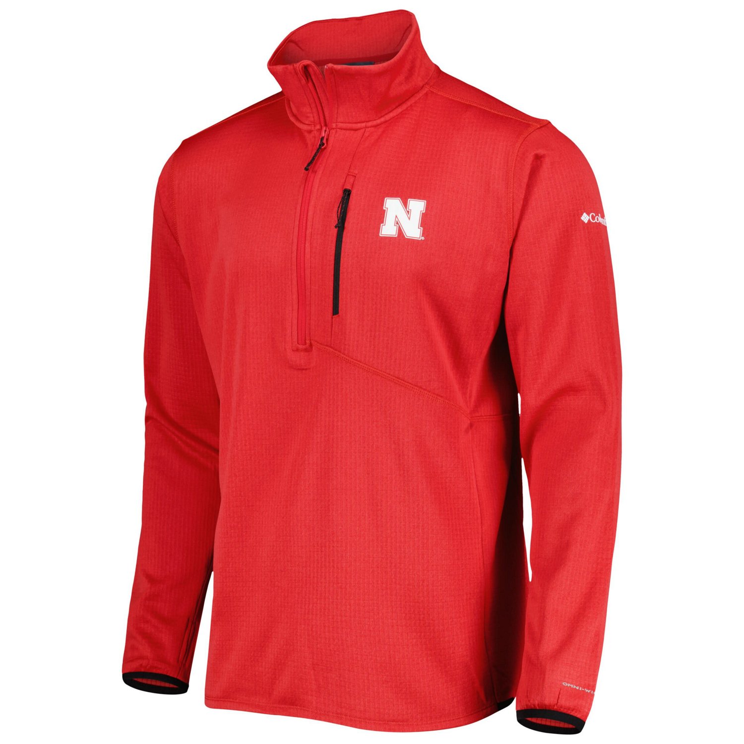 Columbia Nebraska Huskers Park View Omni-Wick Half-Zip Top - view number 2