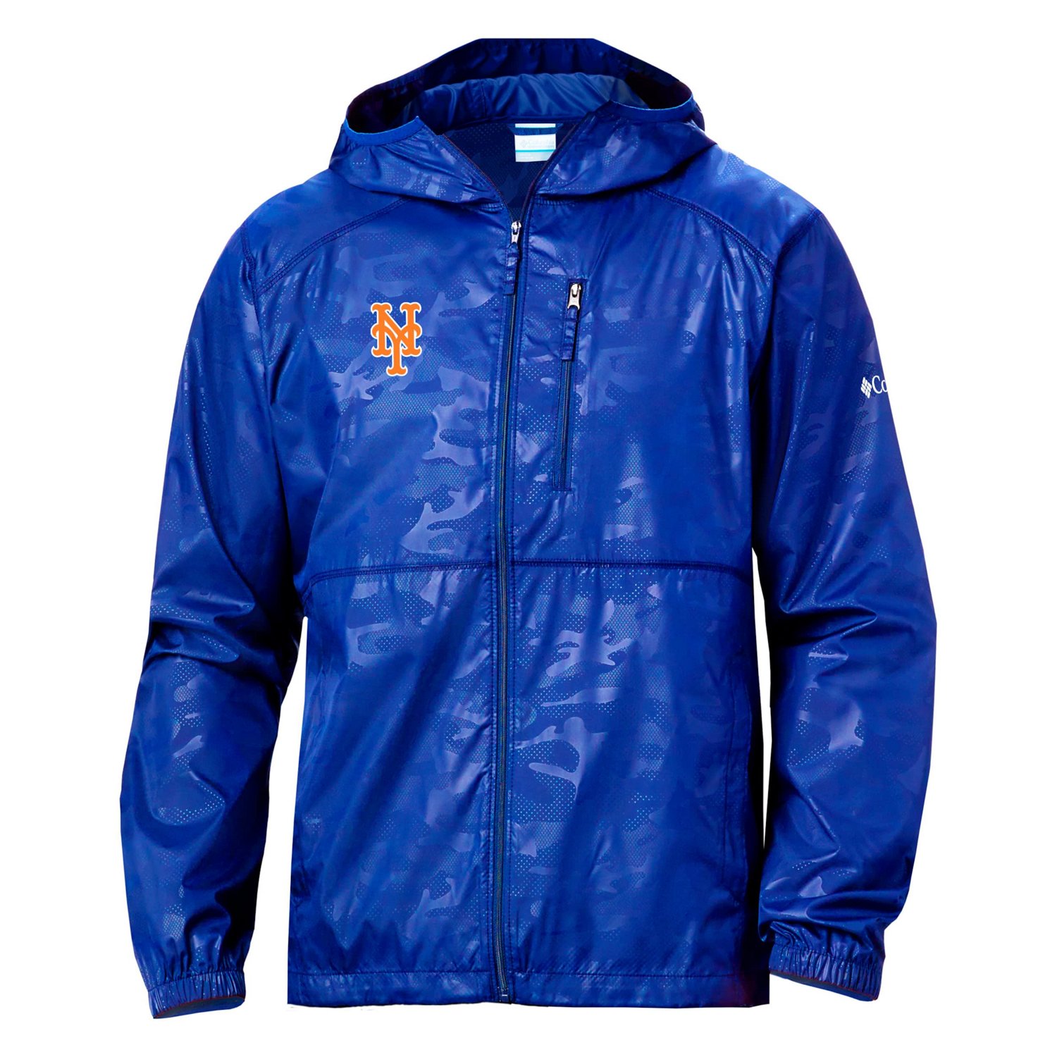 Columbia New York Mets Camo Flash Forward Full-Zip Team Logo Windbreaker Jacket                                                  - view number 2