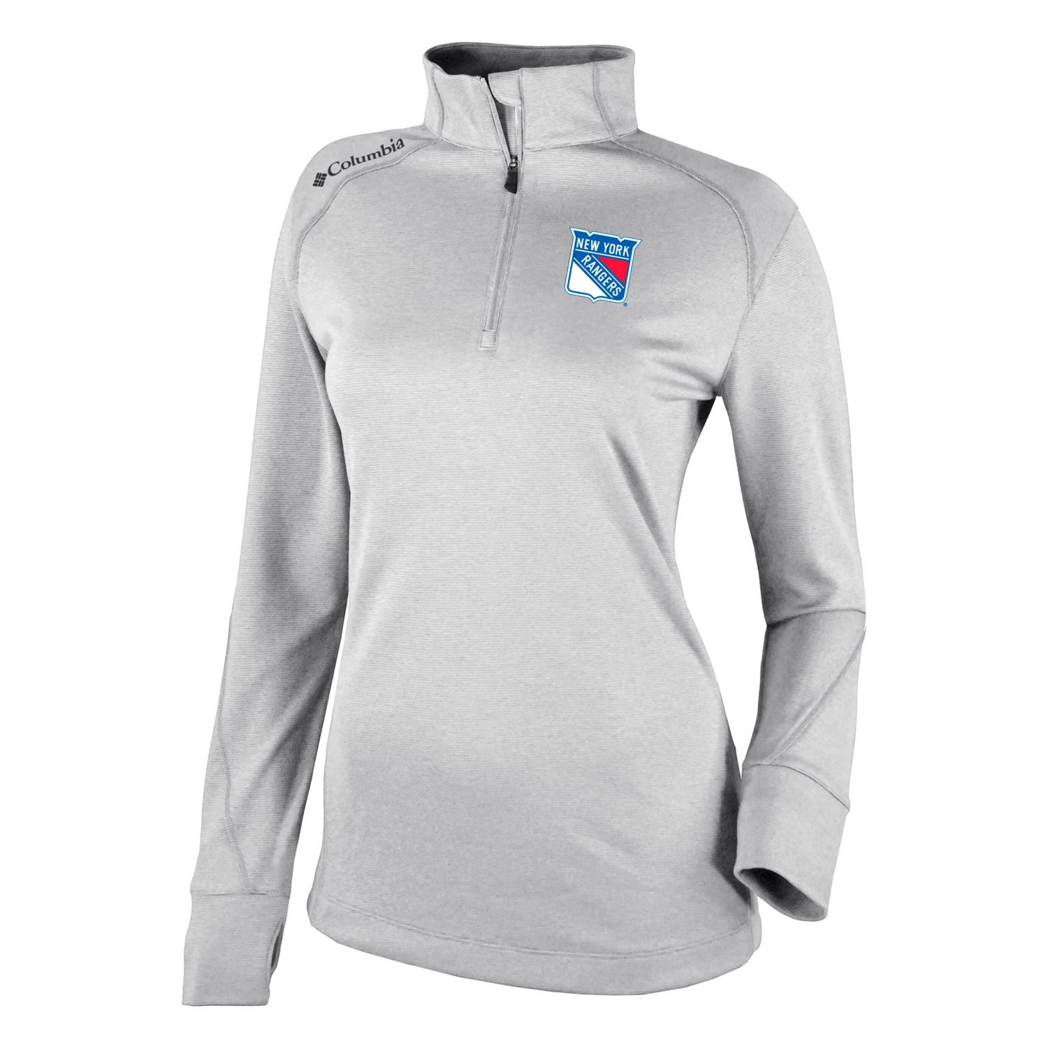 Columbia New York Rangers Omni-Wick Shotgun 20 Quarter-Zip Pullover Top                                                          - view number 2