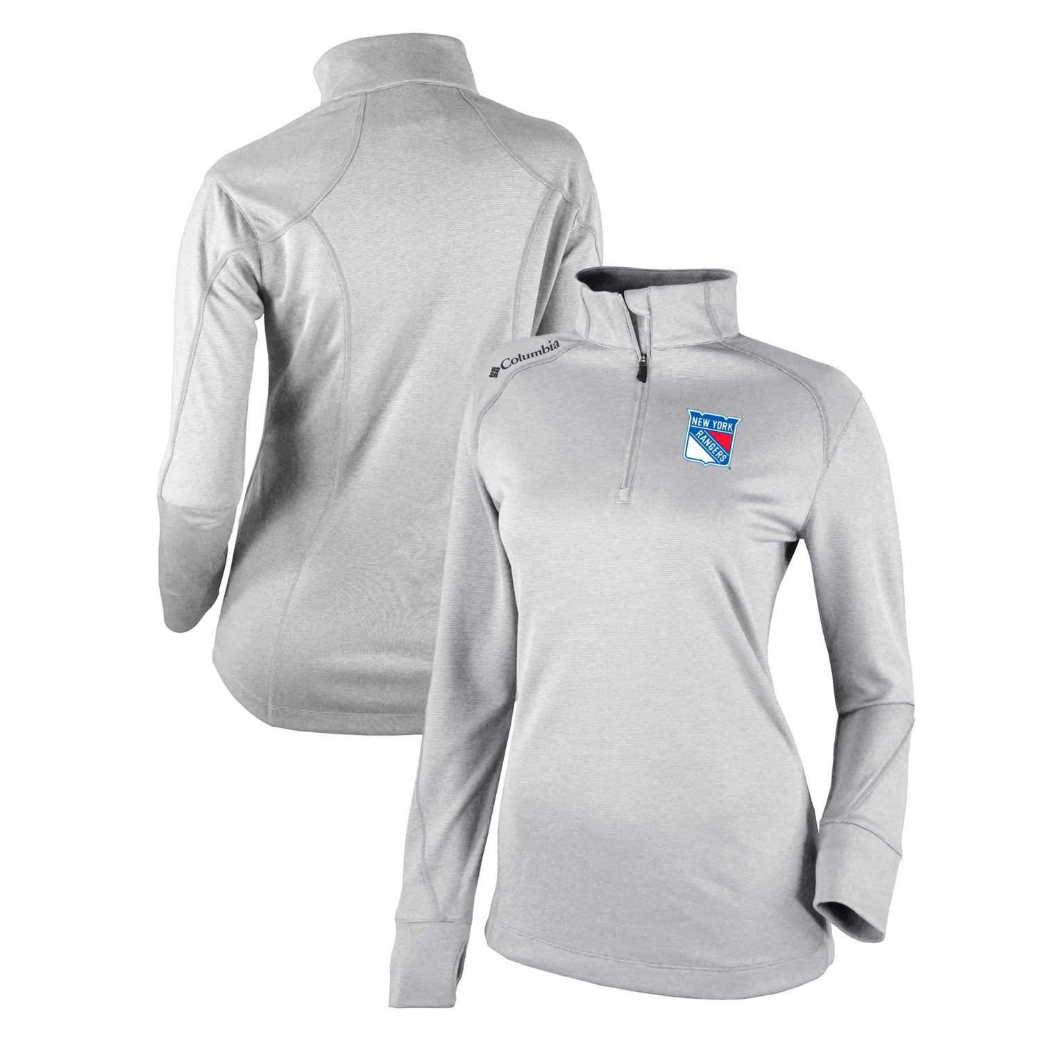 Columbia New York Rangers Omni-Wick Shotgun 20 Quarter-Zip Pullover Top