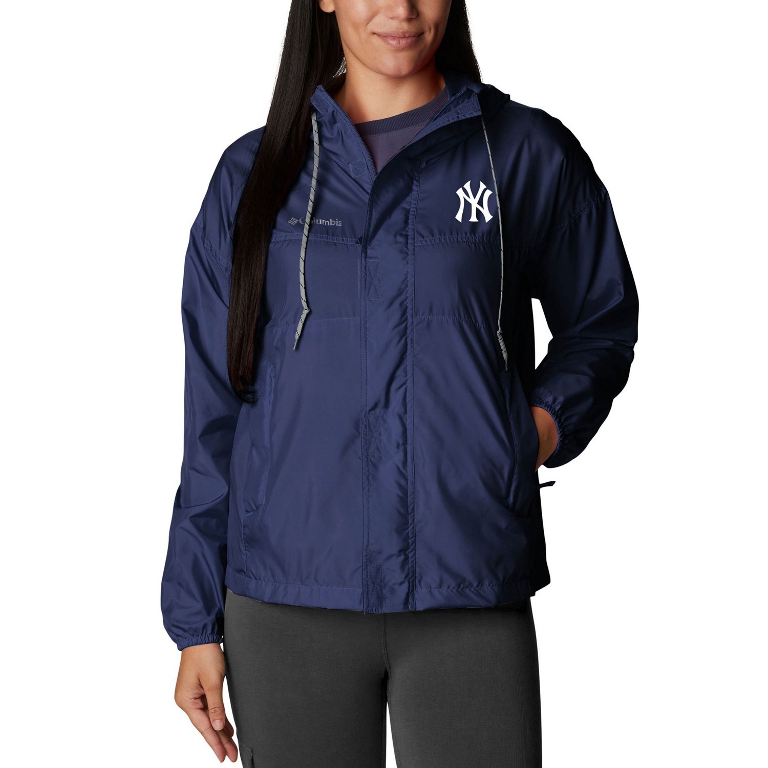 Columbia New York Yankees Flash Challenger Full-Zip Windbreaker Jacket                                                           - view number 1