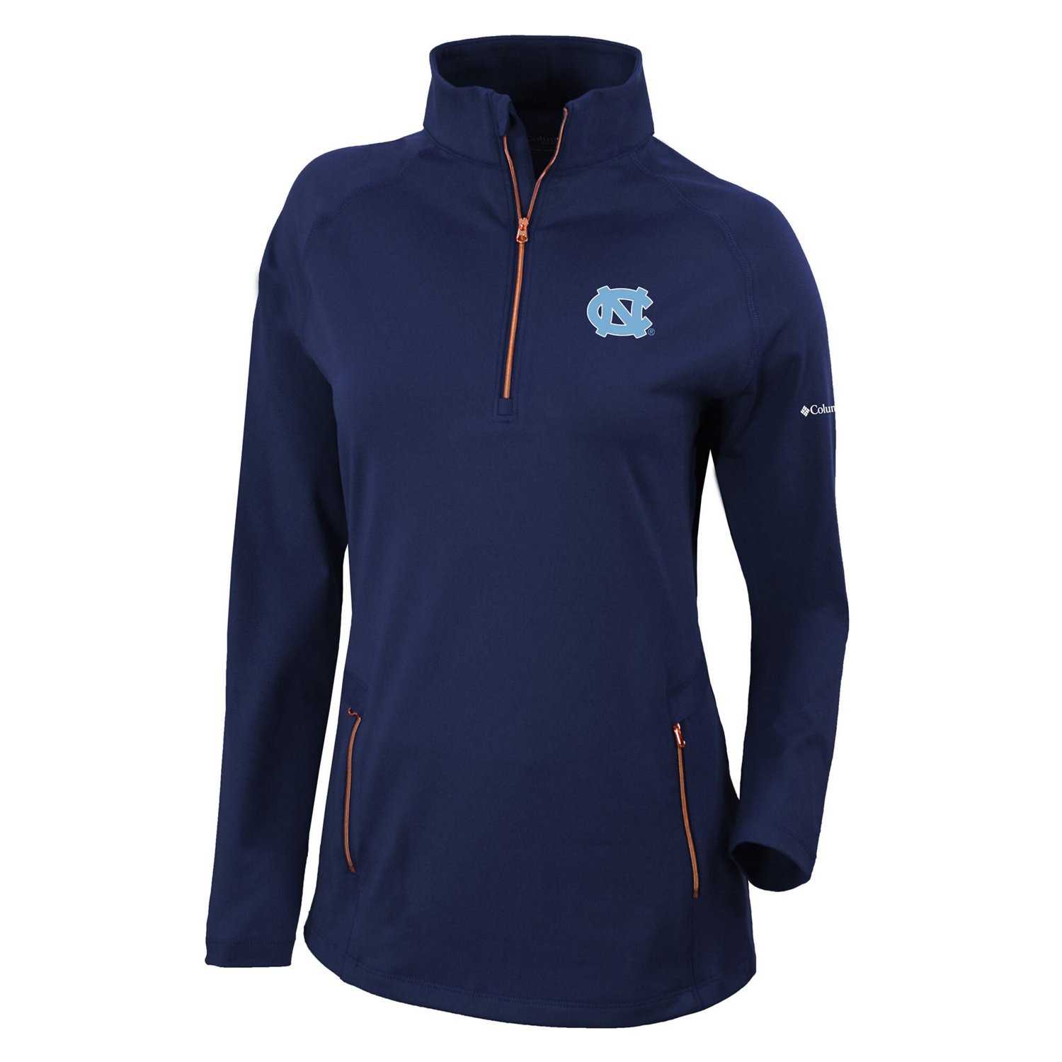 Columbia North Carolina Tar Heels Outward Nine Quarter-Zip Pullover Top                                                          - view number 2