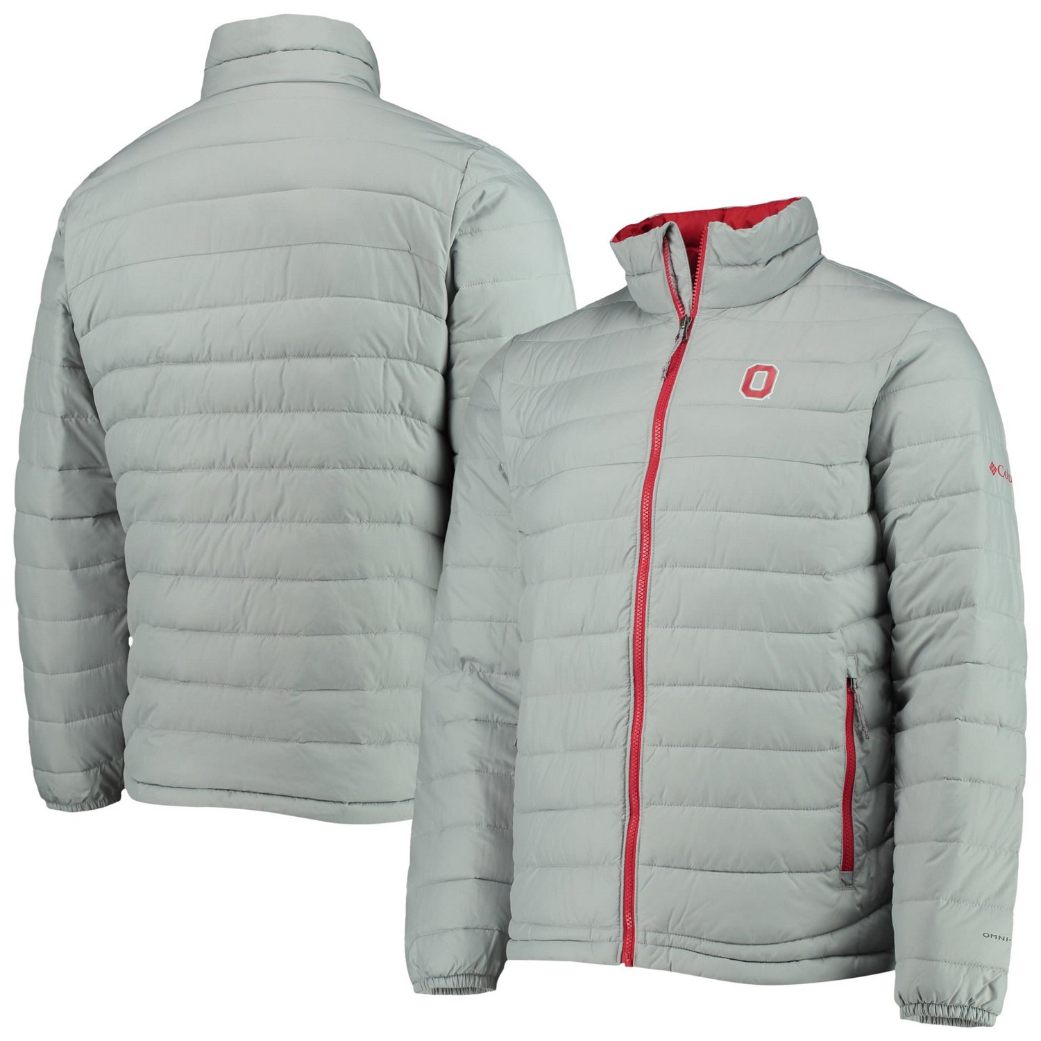Columbia Ohio State Buckeyes Powder Lite Omni-Heat Reflective Full-Zip Jacket - view number 1