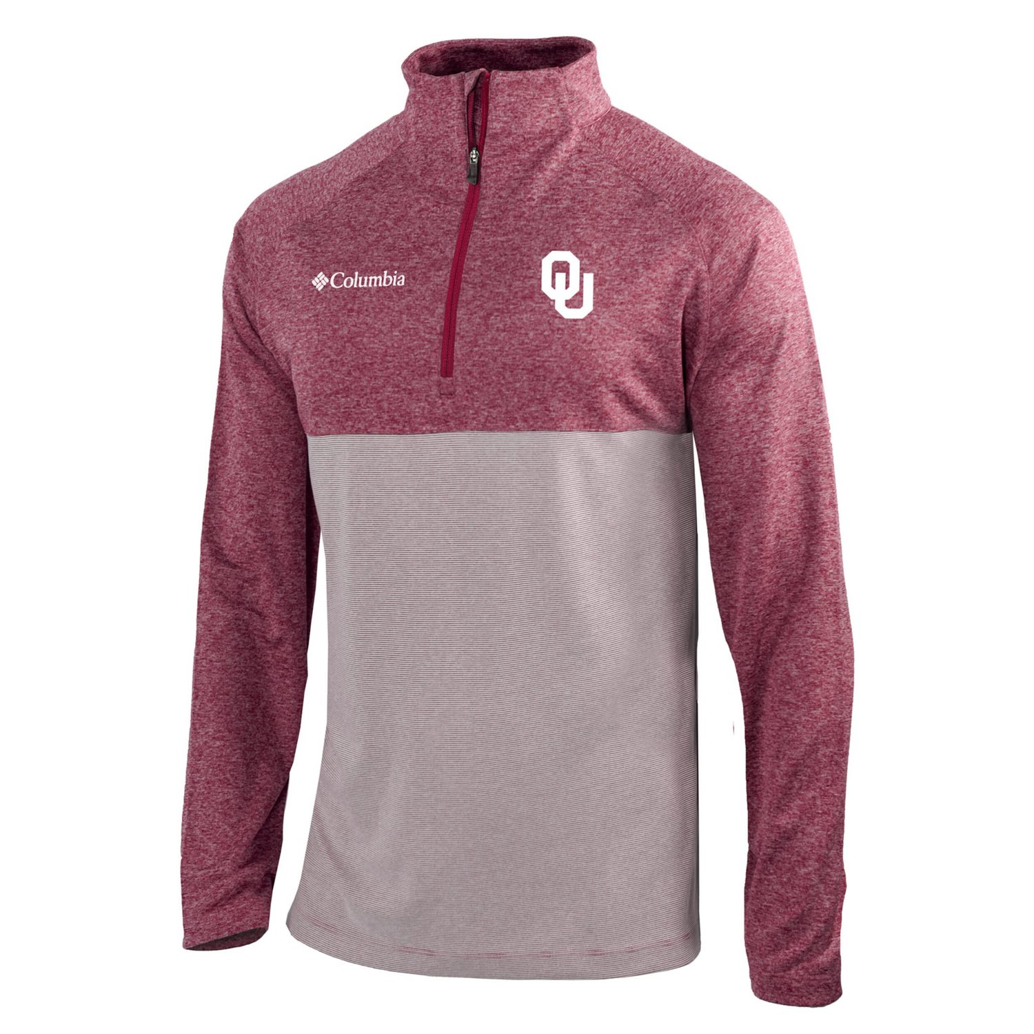 Columbia Oklahoma Sooners Omni-Wick Rockin' It Quarter-Zip Pullover Jacket