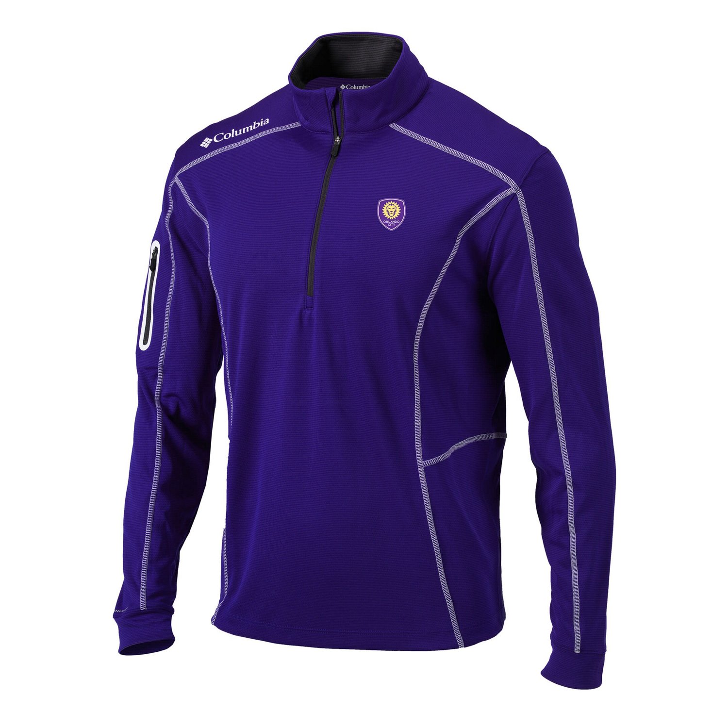Columbia Orlando City SC Omni-Wick Shotgun Quarter-Zip Pullover Top                                                              - view number 2