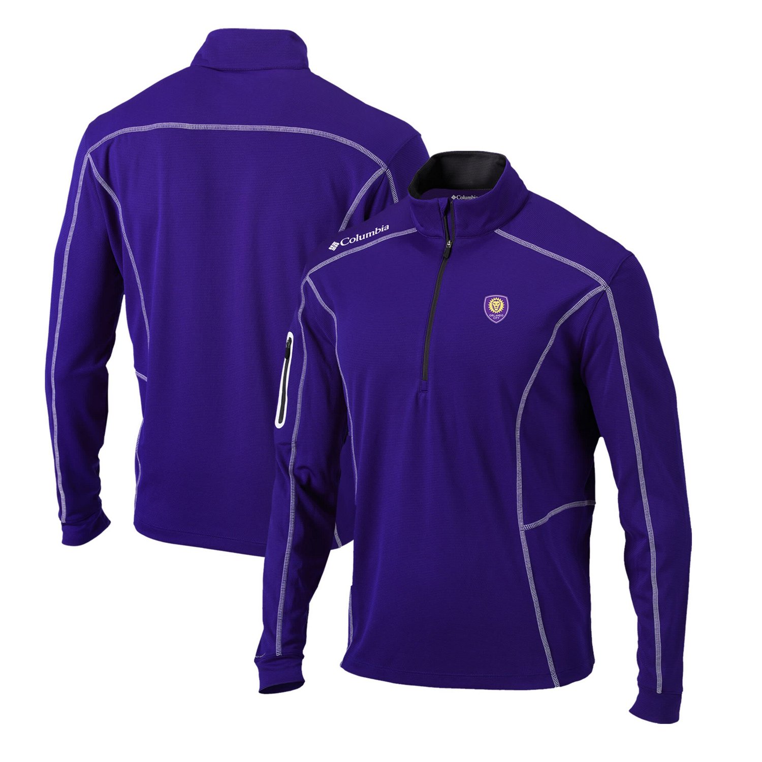 Columbia Orlando City SC Omni-Wick Shotgun Quarter-Zip Pullover Top                                                              - view number 1