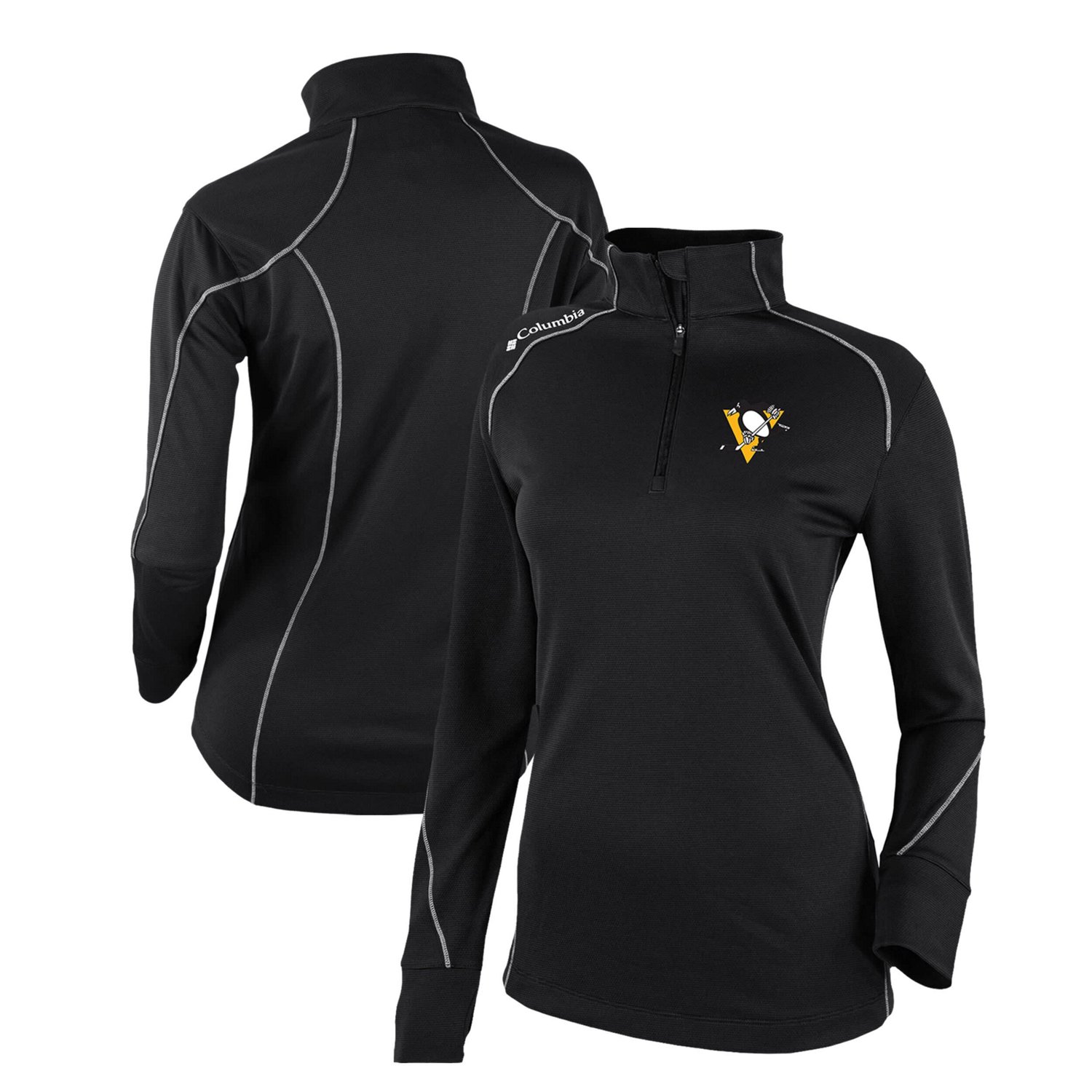 Columbia Pittsburgh Penguins Omni-Wick Shotgun 20 Quarter-Zip Pullover Top
