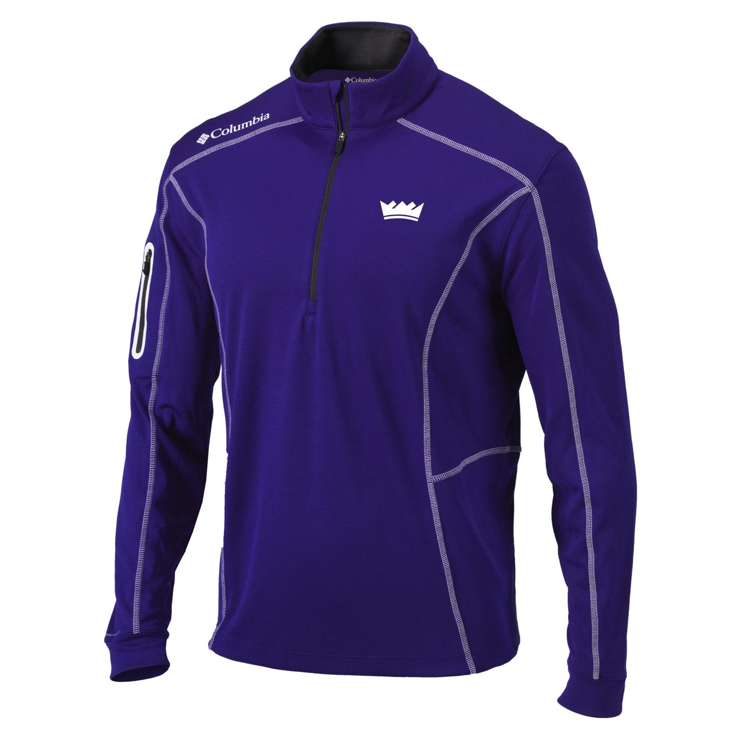 Columbia Sacramento Kings Shotgun Quarter-Zip Pullover Jacket - view number 2