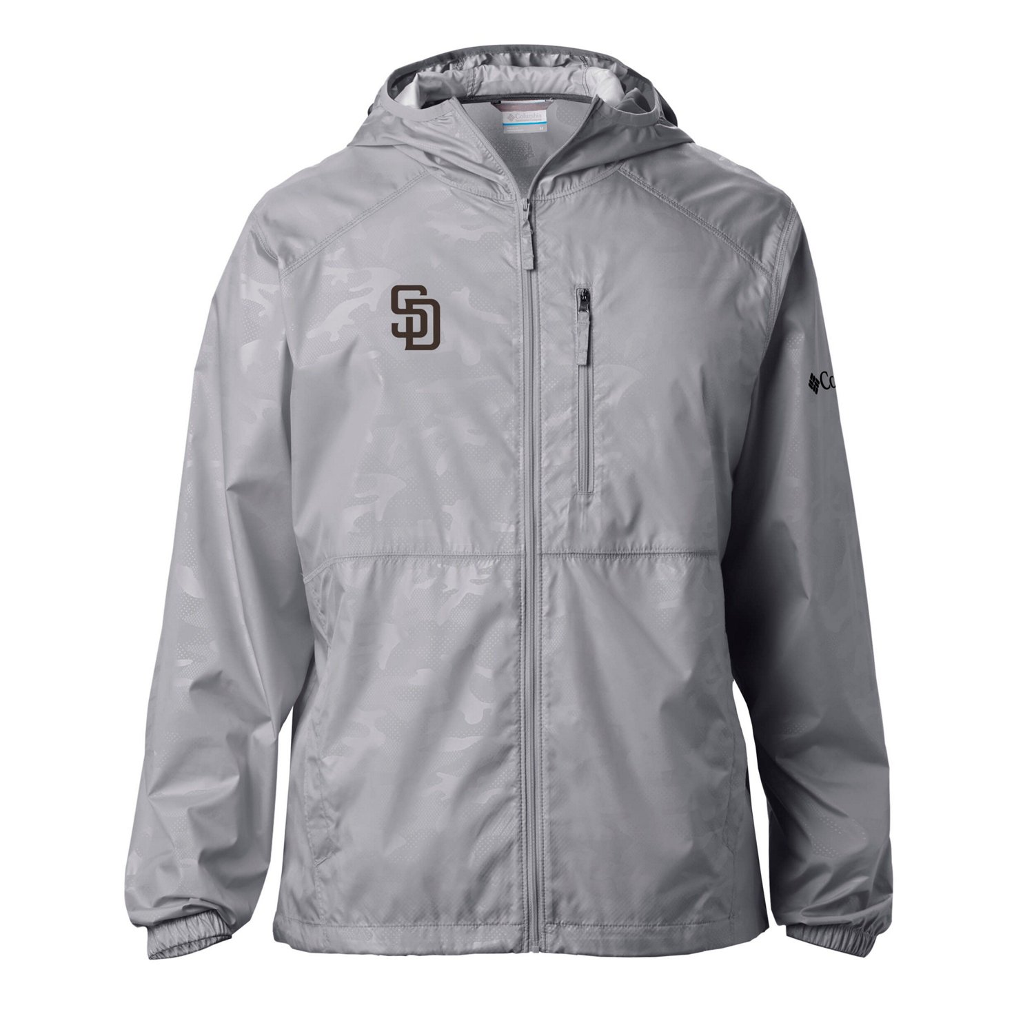 Columbia San Diego Padres Camo Flash Forward Full-Zip Team Logo Windbreaker Jacket                                               - view number 2