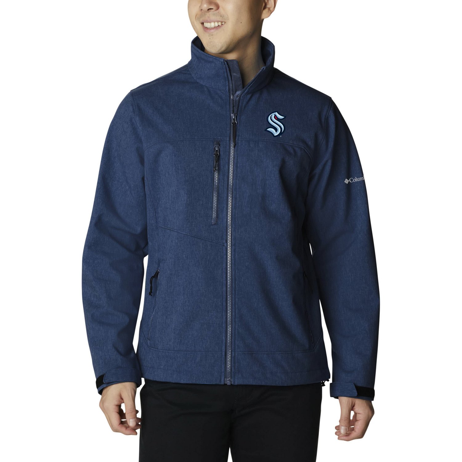 Columbia Men s Seattle Kraken Ascender II Full Zip Jacket