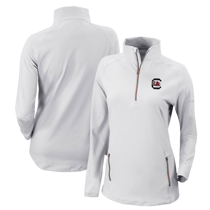 Columbia South Carolina Gamecocks Outward Nine Quarter-Zip Pullover Top-image