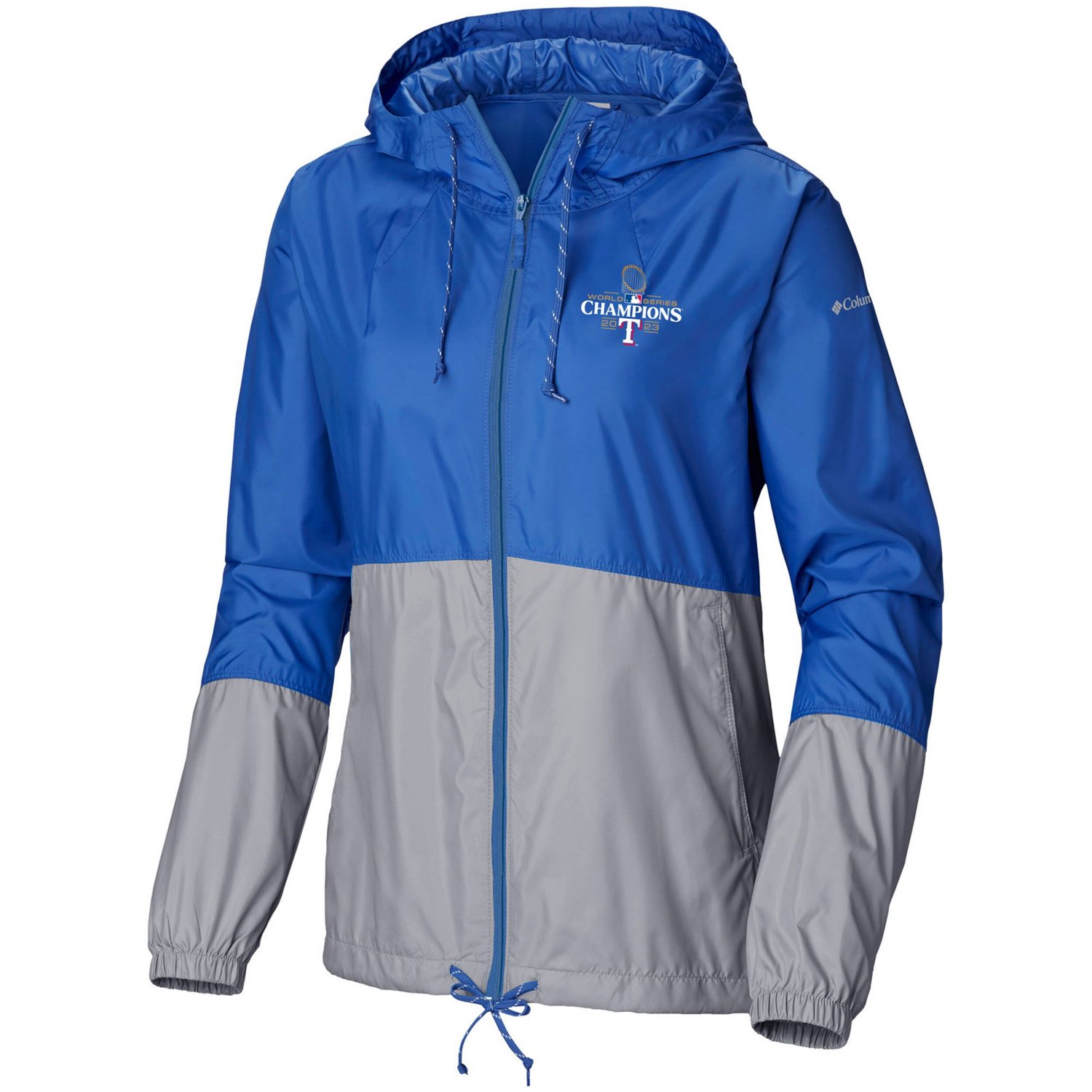 Columbia Texas Rangers 2023 World Series Champions Flash Forward Full-Zip Windbreaker Jacket                                     - view number 2