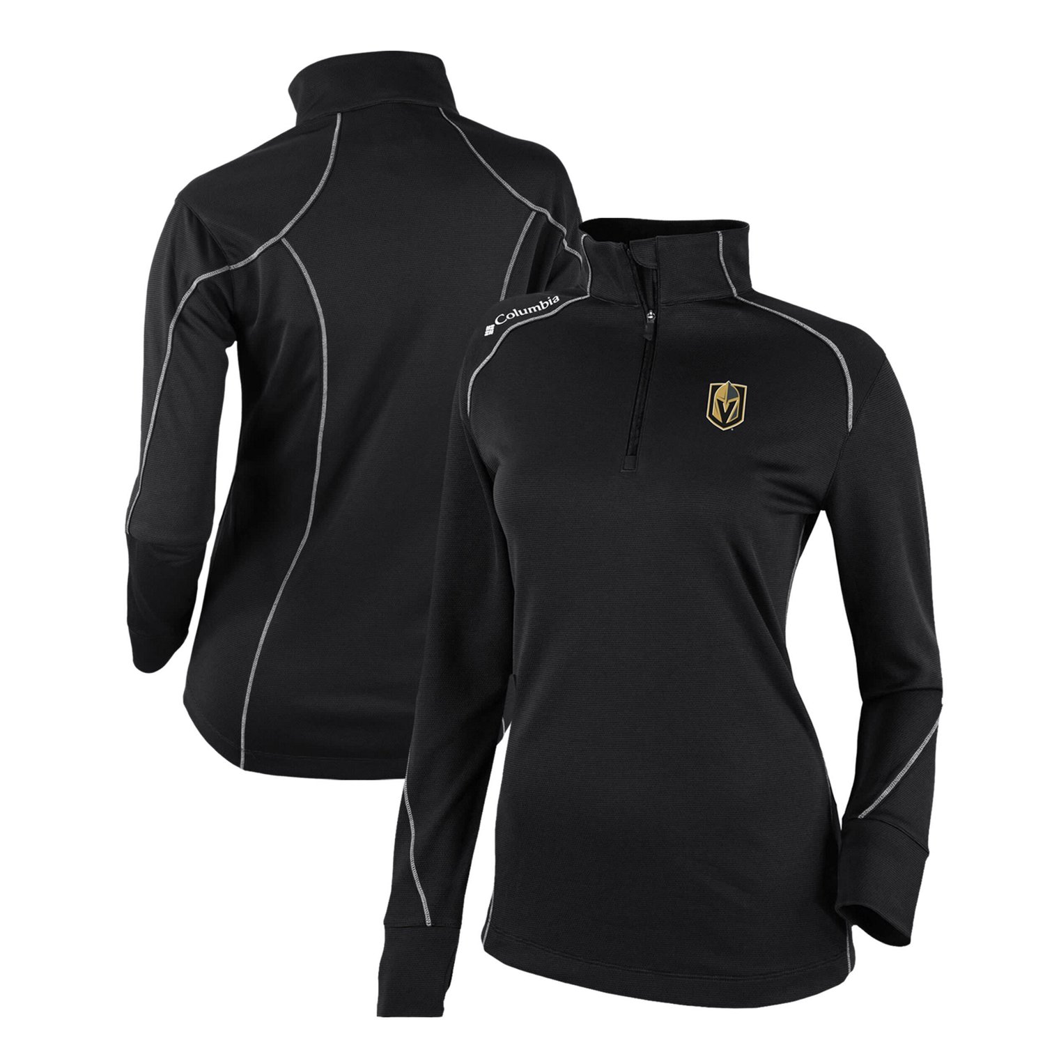 Columbia Vegas Golden Knights Omni-Wick Shotgun 20 Quarter-Zip Pullover Top