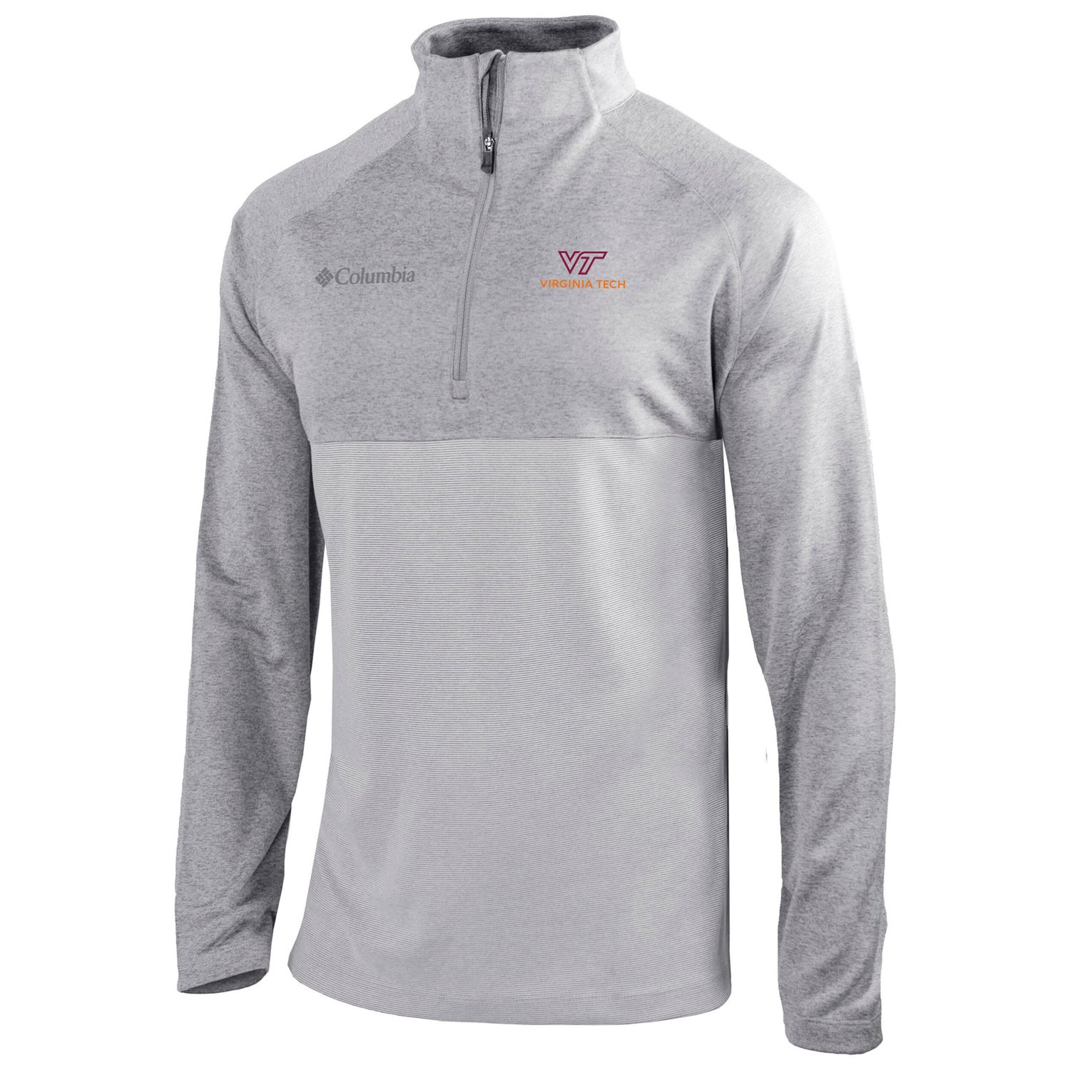 Columbia Virginia Tech Hokies Omni-Wick Rockin' It Quarter-Zip Pullover Top                                                      - view number 2