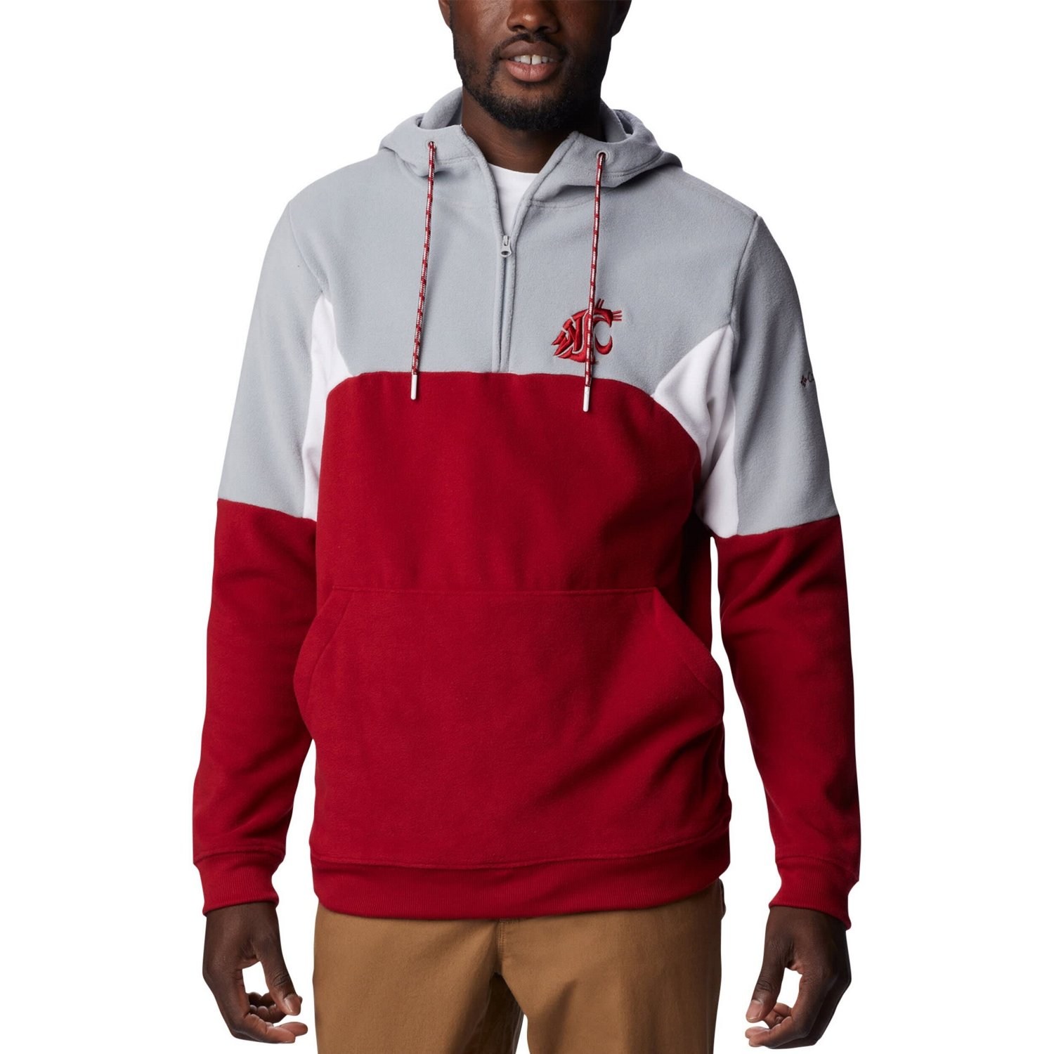 Columbia Washington State Cougars Lodge Quarter-Zip Hoodie