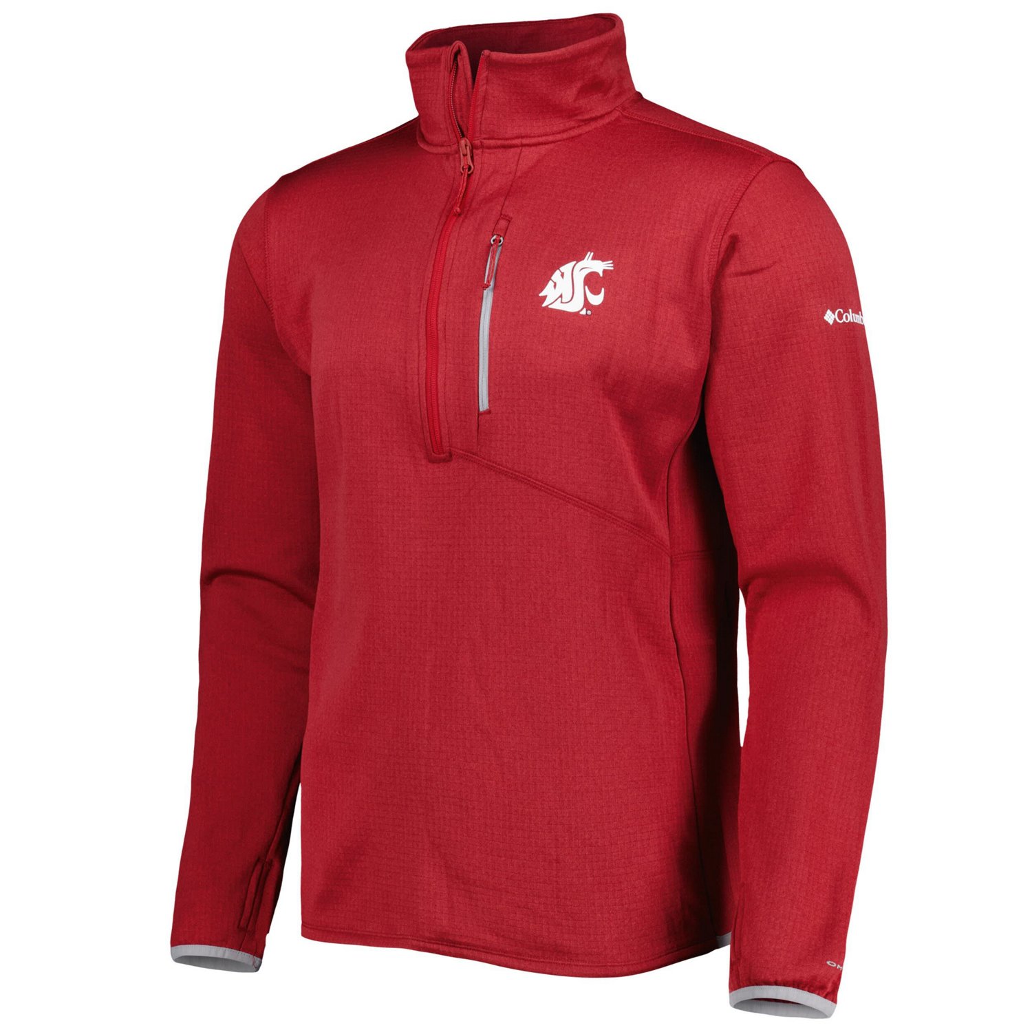 Columbia Washington State Cougars Park View Omni-Wick Half-Zip Top                                                               - view number 2