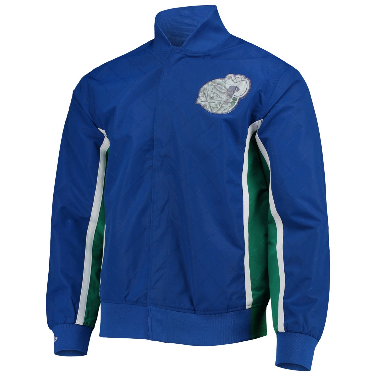 Dallas Mavericks Mitchell  Ness Hardwood Classics 75th Anniversary Authentic Warmup Full-Snap Jacket                             - view number 2