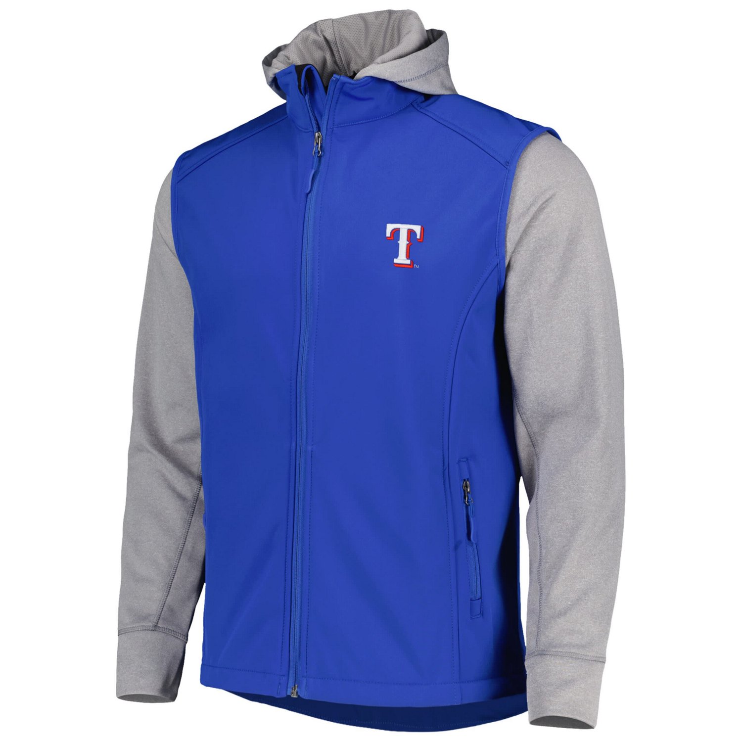 Dunbrooke /Heather Gray Texas Rangers Alpha Full-Zip Jacket - view number 2