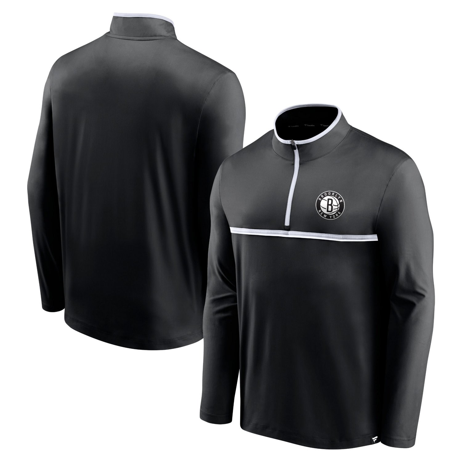 Fanatics Branded Brooklyn Nets Starting Lineup Performance Quarter-Zip Jacket