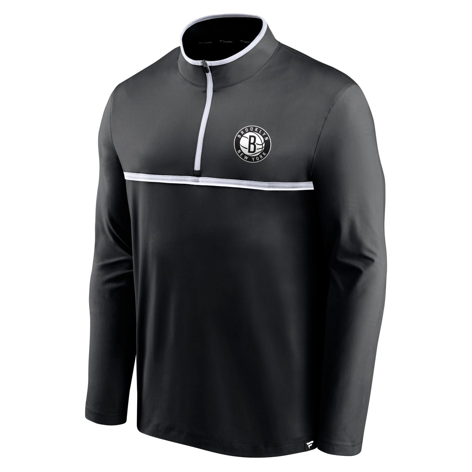 Fanatics Branded Brooklyn Nets Starting Lineup Performance Quarter-Zip Jacket - view number 2