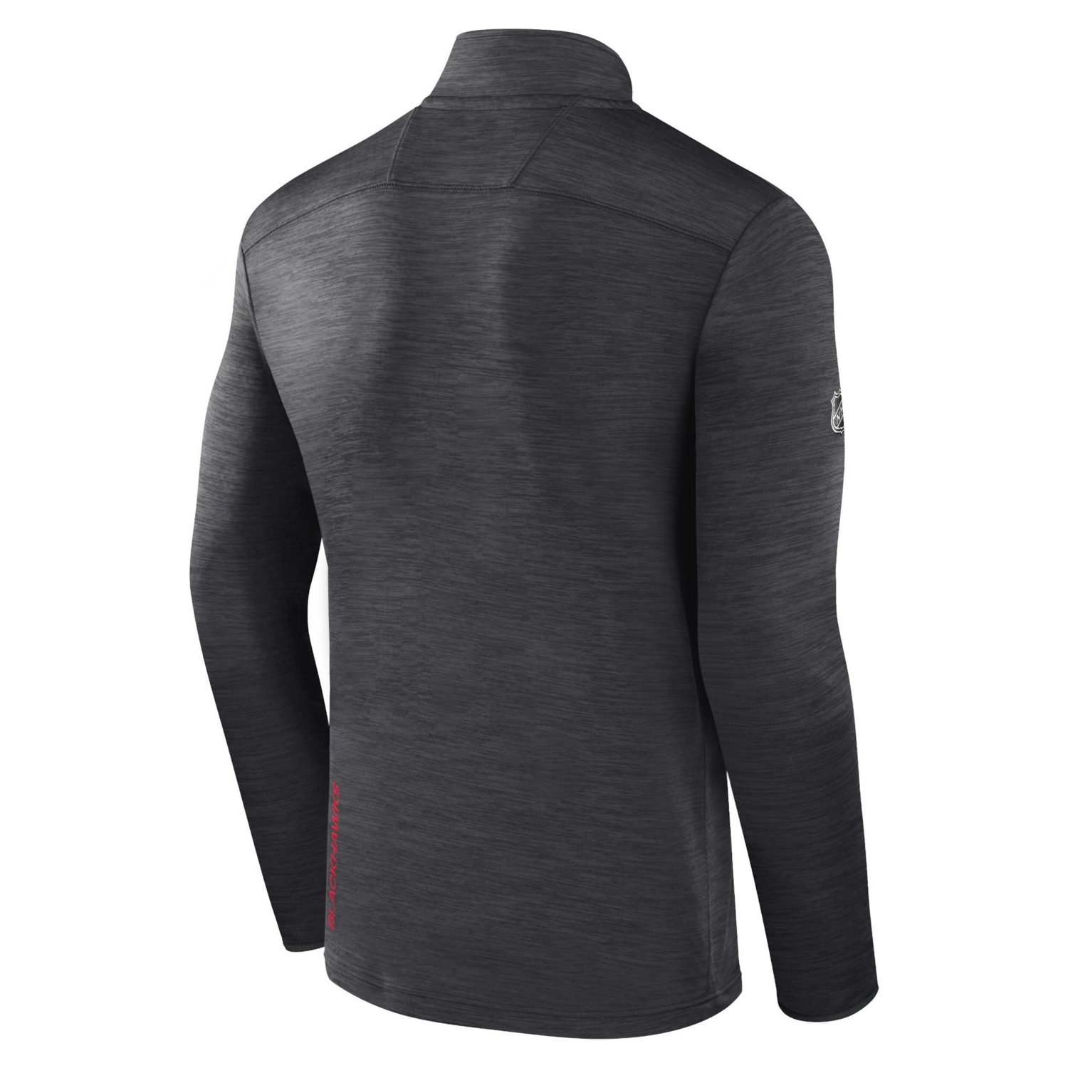 Fanatics Branded Chicago Blackhawks Authentic Pro Quarter-Zip Pullover Top                                                       - view number 3