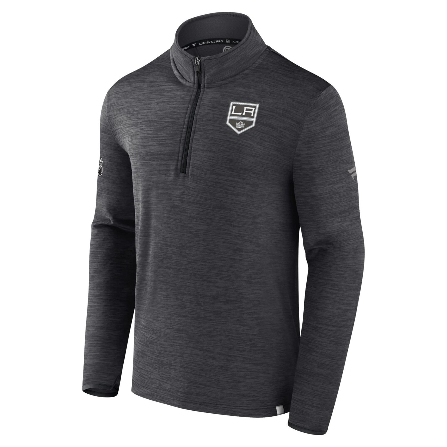 Fanatics Branded Los Angeles Kings Authentic Pro Quarter-Zip Pullover Top                                                        - view number 2