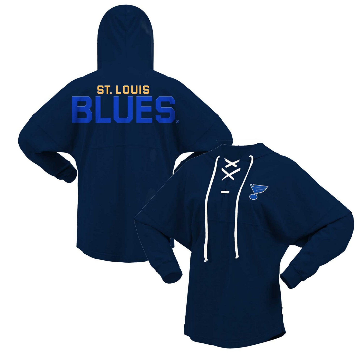 St louis clearance blues hoodie sweatshirt