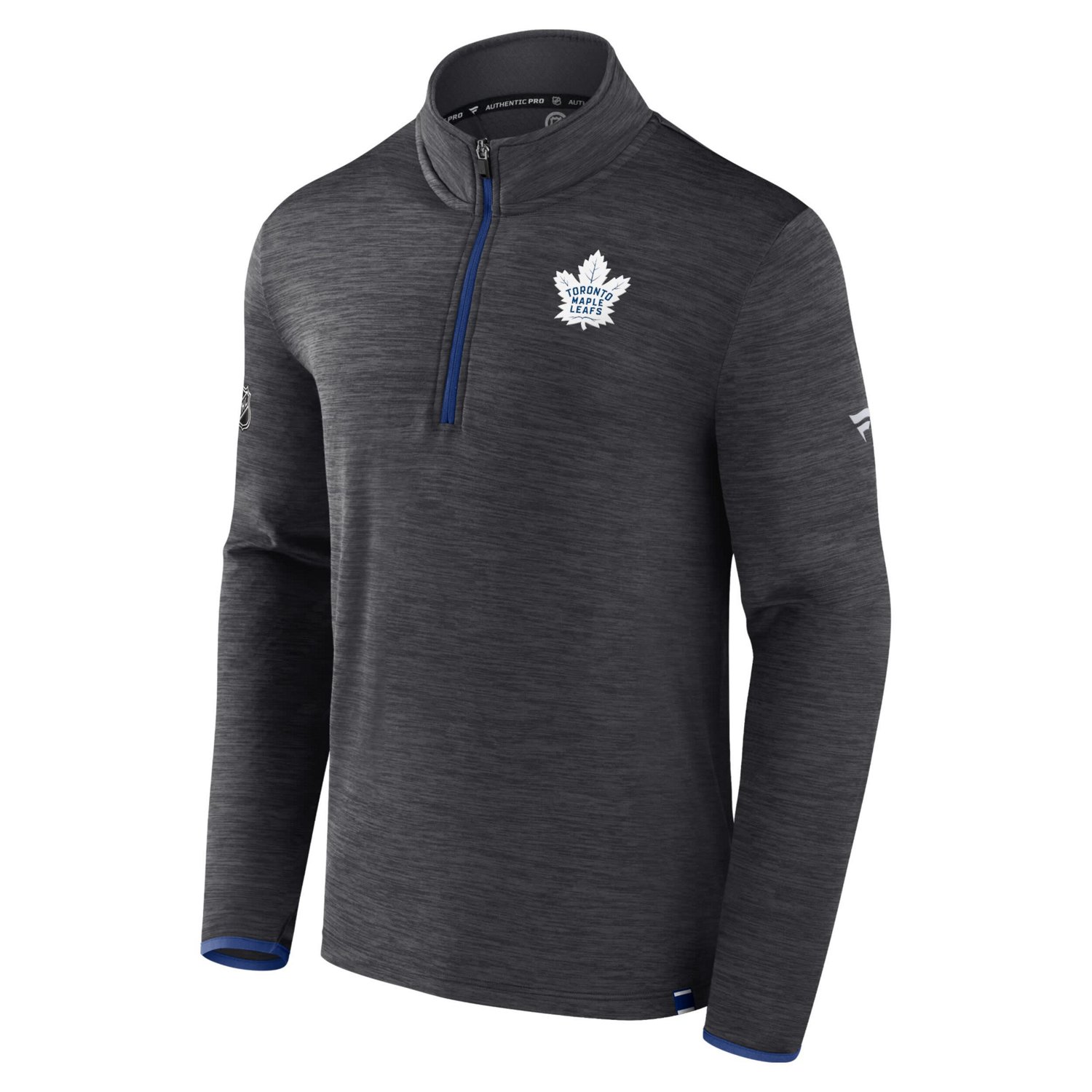 Fanatics Branded Toronto Maple Leafs Authentic Pro Quarter-Zip Pullover Top                                                      - view number 2