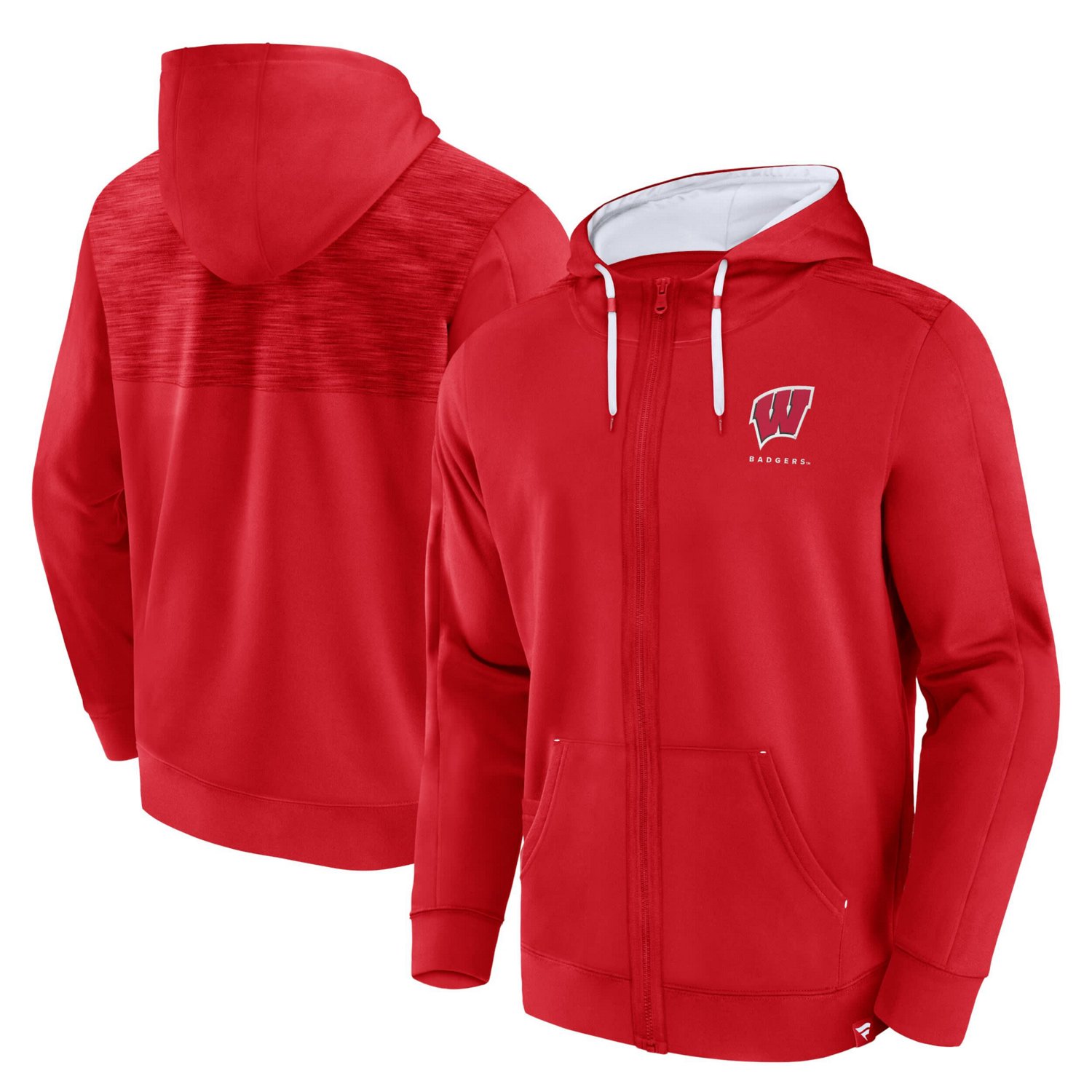 Fanatics Branded Wisconsin Badgers Power Index Full-Zip Hoodie - view number 1