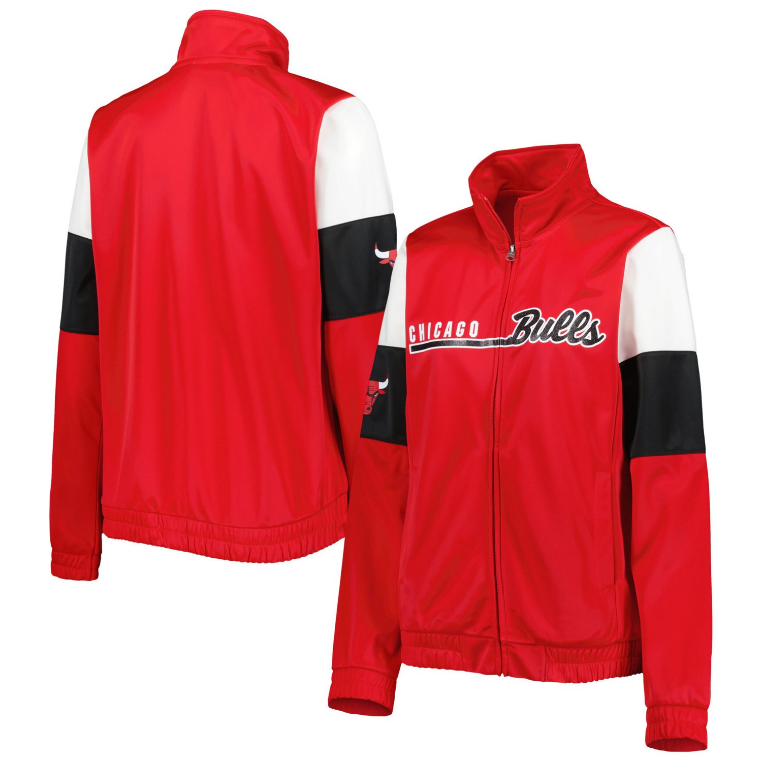 G-III 4Her by Carl Banks Chicago Bulls Change Up Full-Zip Track Jacket