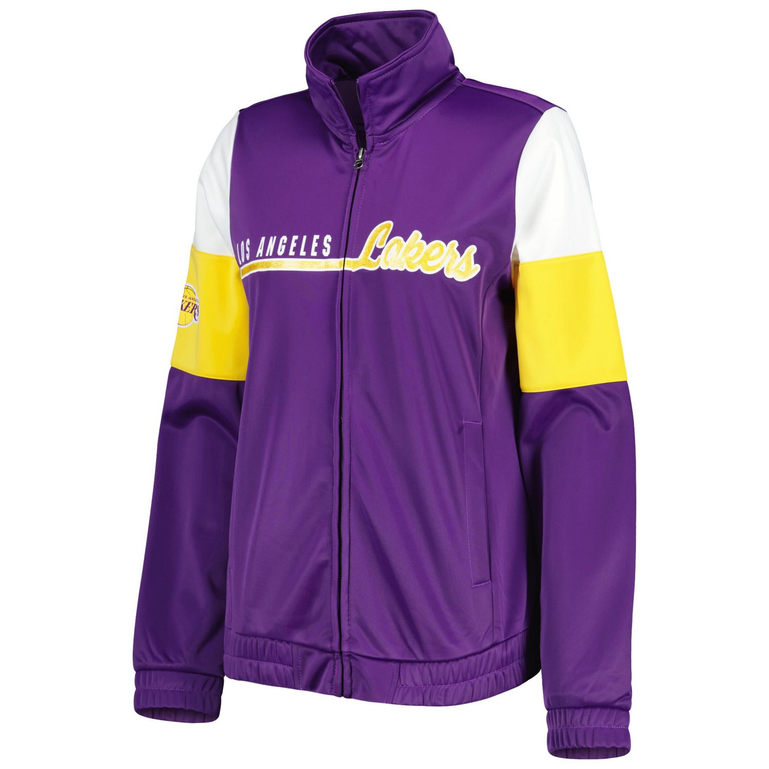 G-III 4Her by Carl Banks Los Angeles Lakers Change Up Full-Zip Track Jacket