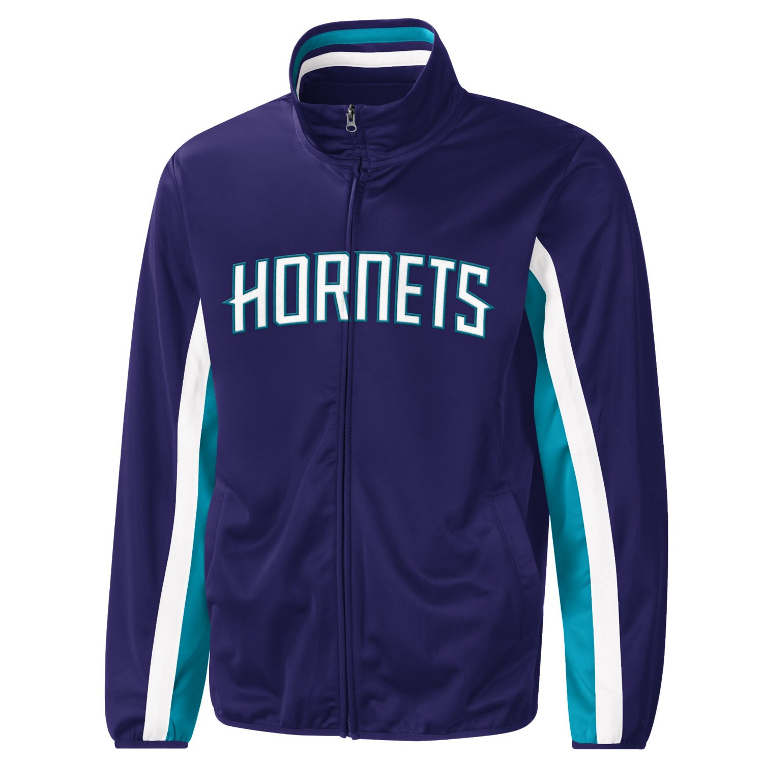 G-III Sports by Carl Banks Charlotte Hornets Contender Wordmark Full-Zip Track Jacket                                            - view number 2