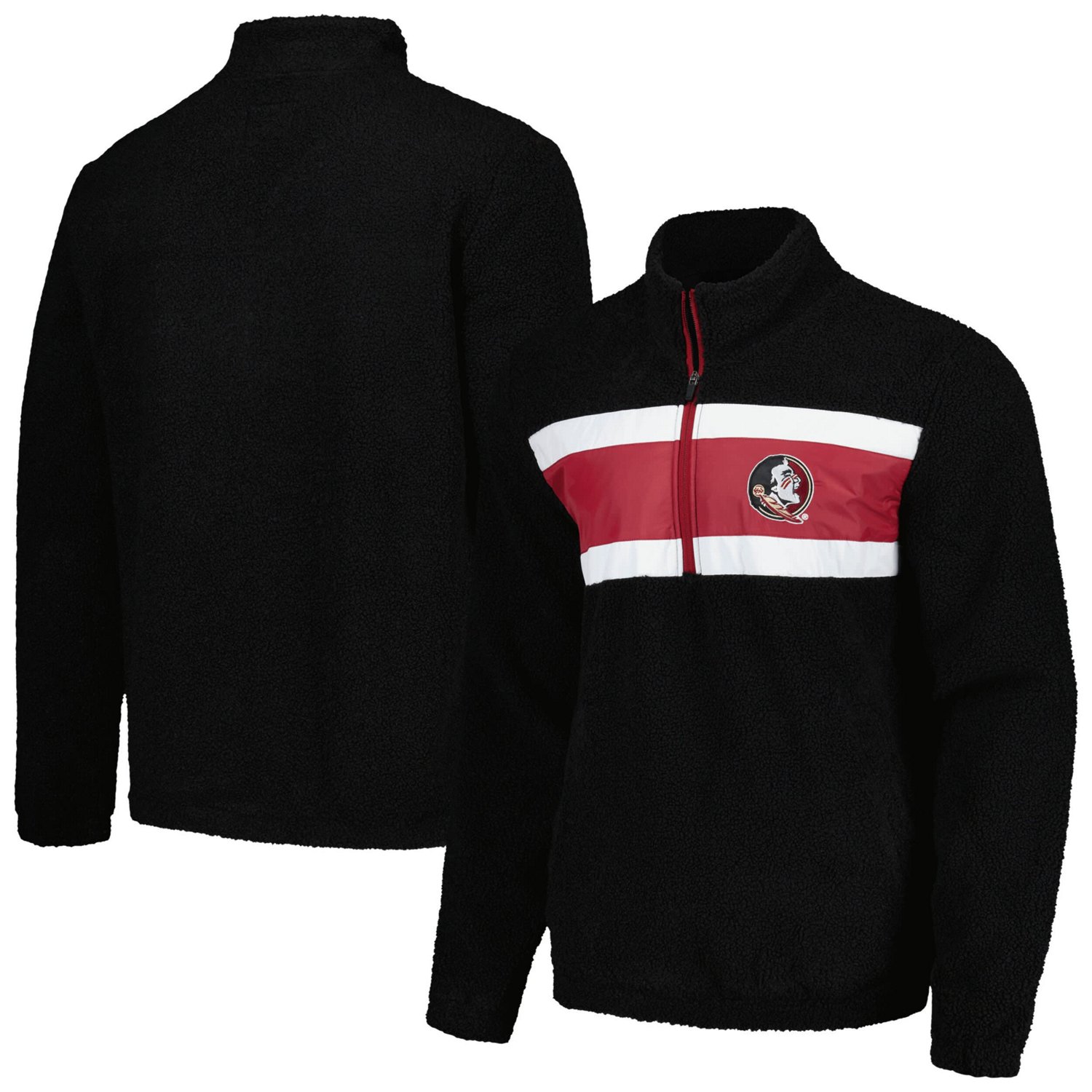 G-III Sports by Carl Banks Florida State Seminoles Pinch Runner Half-Zip Top