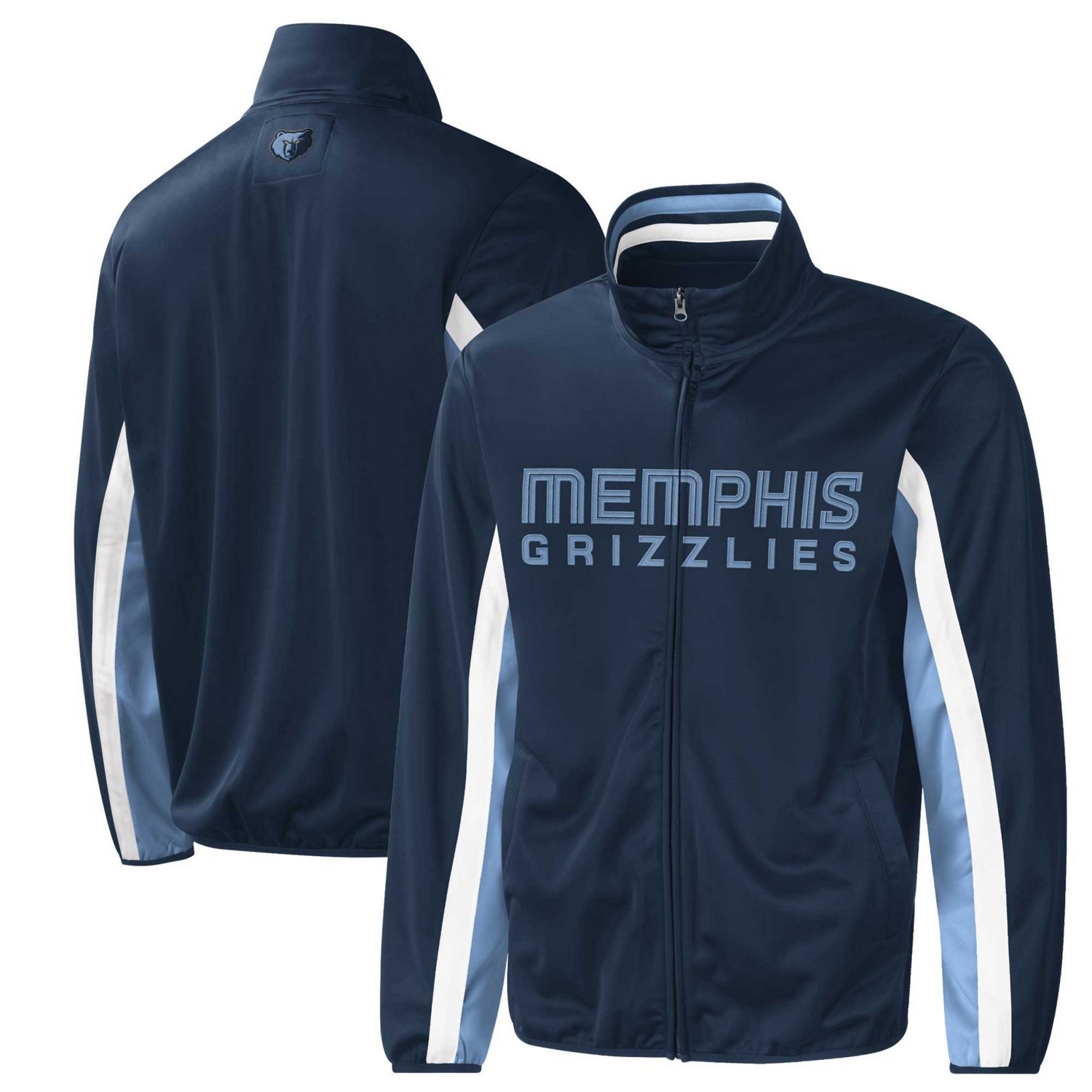 G-III Sports by Carl Banks Memphis Grizzlies Contender Wordmark Full-Zip Track Jacket