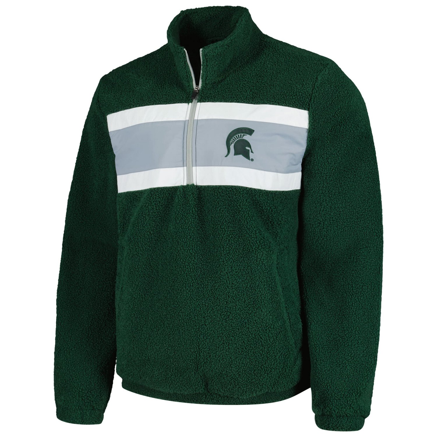 G-III Sports by Carl Banks Michigan State Spartans Pinch Runner Half-Zip Top
