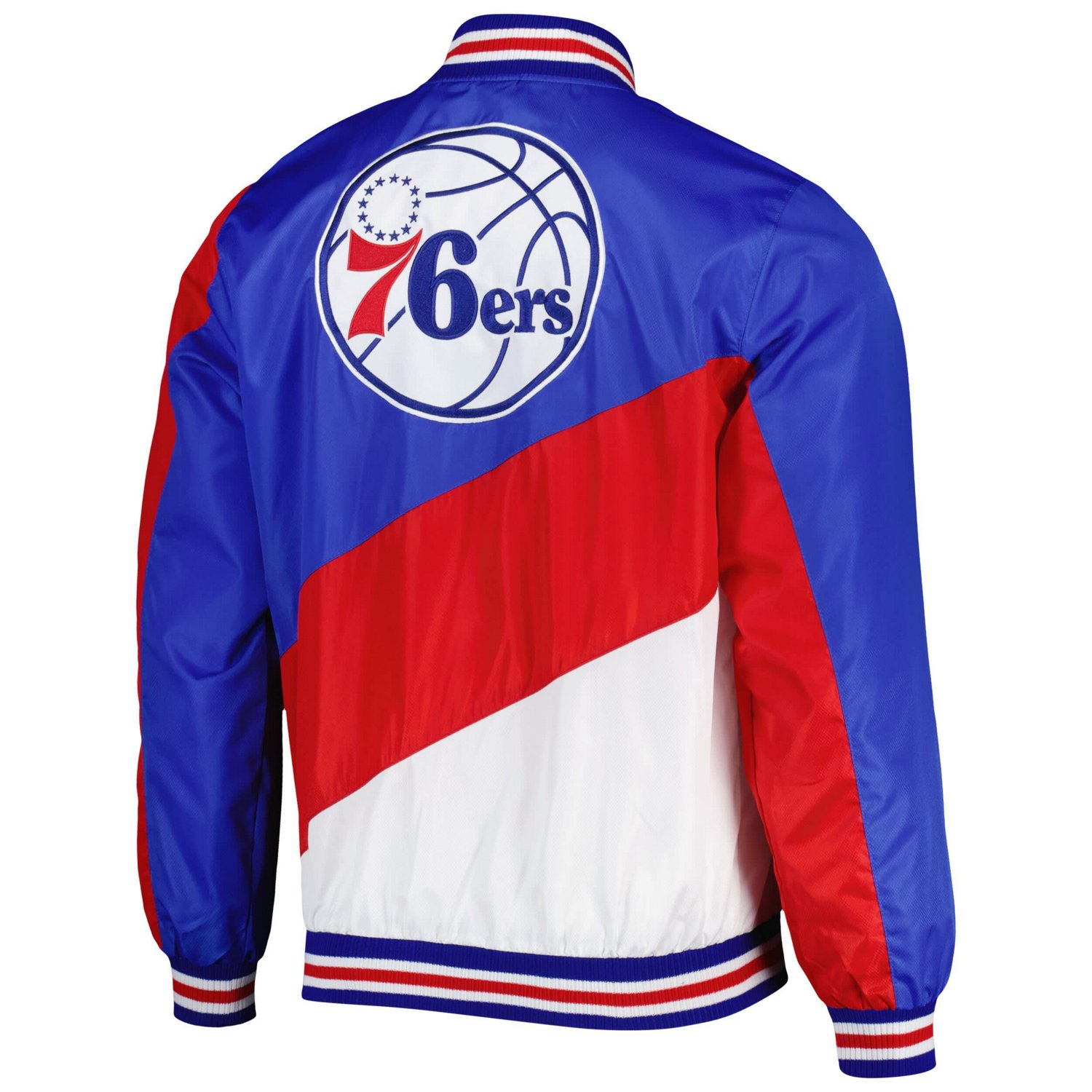 JH Design Philadelphia 76ers Ripstop Nylon Full-Zip Jacket - view number 3