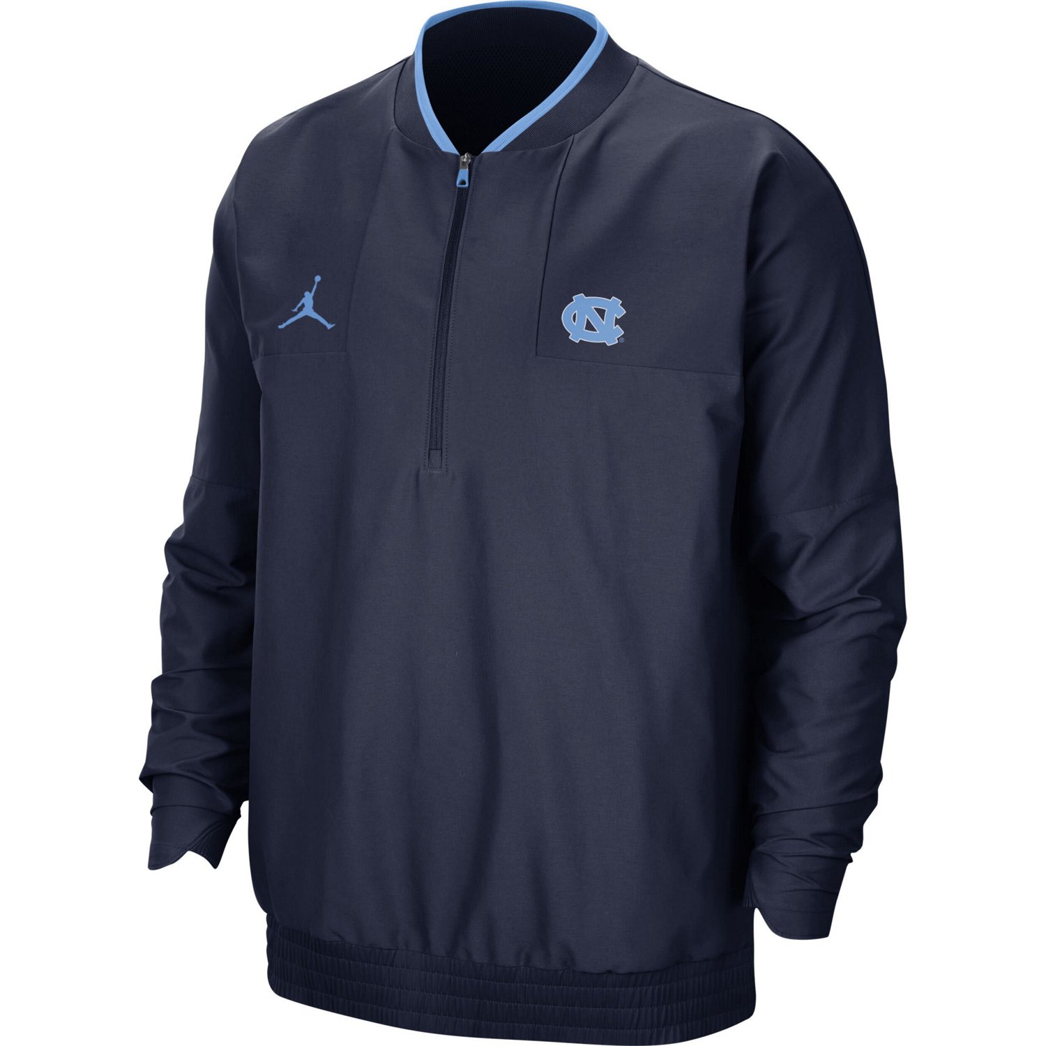 Jordan Brand North Carolina Tar Heels 2021 Coach Half-Zip Jacket - view number 2