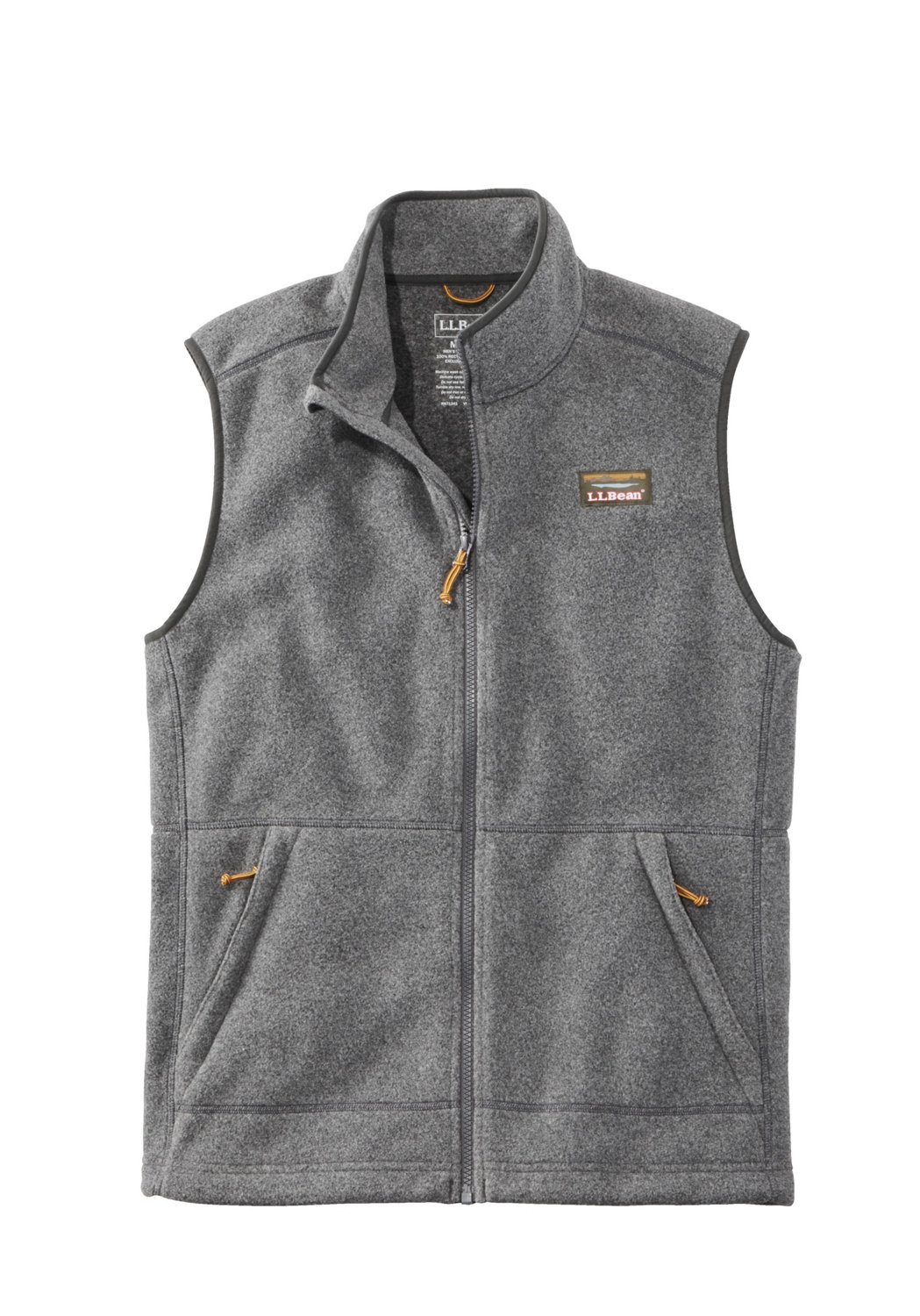 Ll bean fleece vest on sale mens