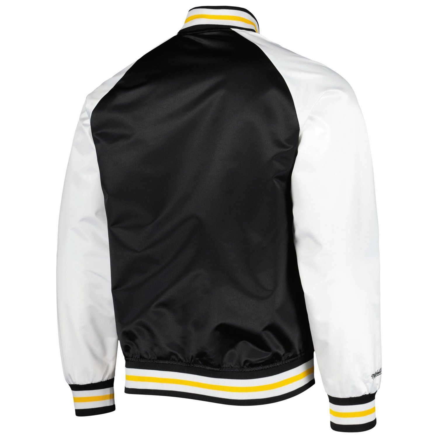 Mitchell  Ness /White Pittsburgh Penguins Primetime Raglan Satin Full-Snap Jacket