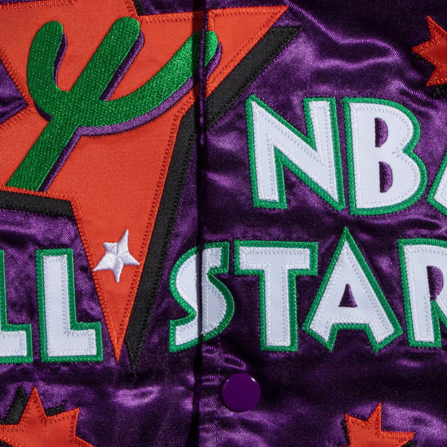 Mitchell  Ness 1995 NBA All-Star Game Lightweight Satin Full-Snap Jacket