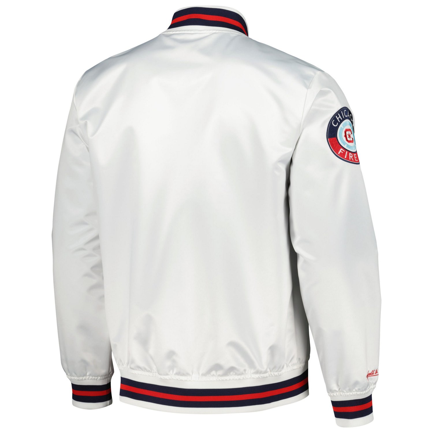 Mitchell  Ness Chicago Fire City Full-Snap Satin Jacket                                                                          - view number 3