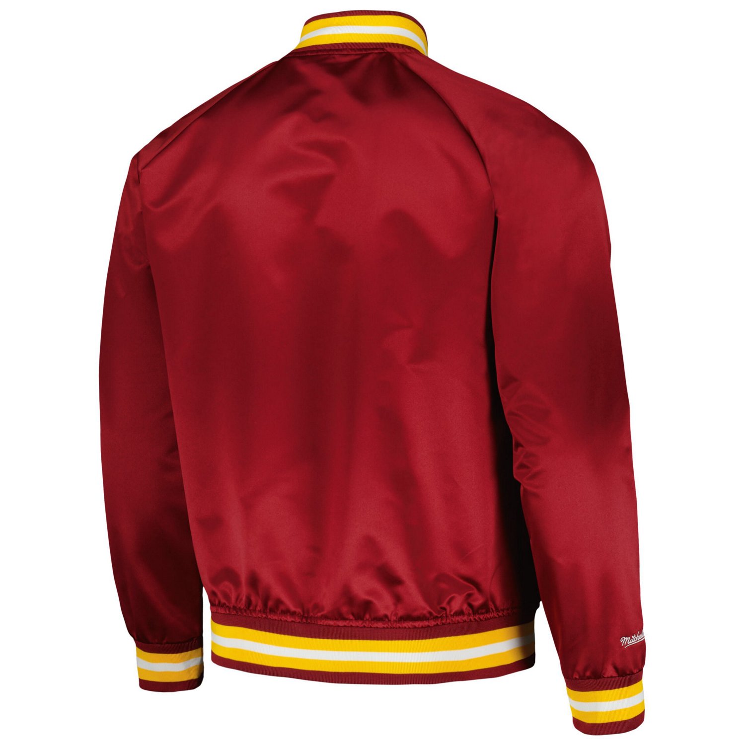 Mitchell  Ness Cleveland Cavaliers Hardwood Classics Throwback Wordmark Raglan Full-Snap Jacket                                  - view number 3