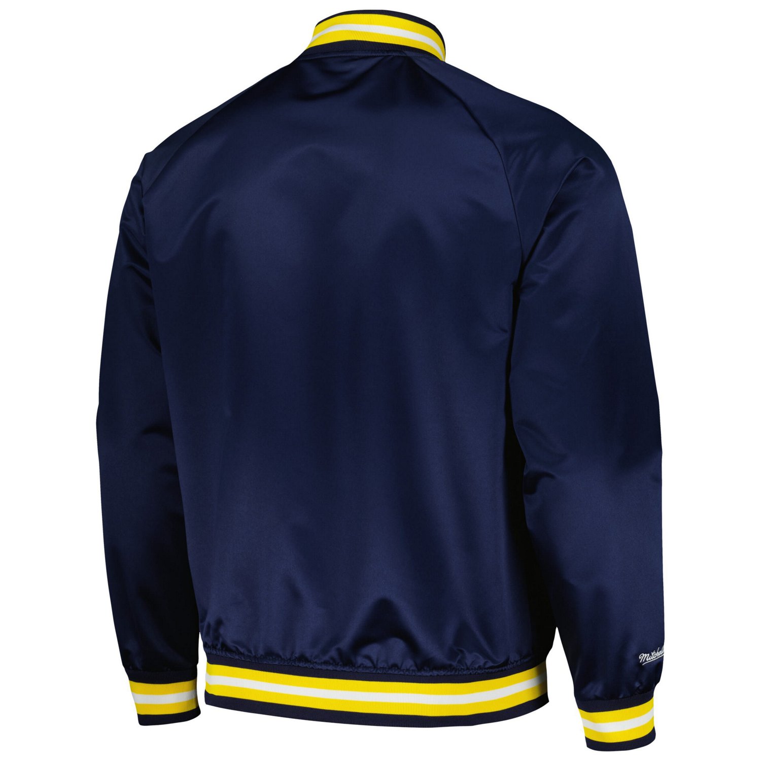 Mitchell  Ness Indiana Pacers Hardwood Classics Throwback Wordmark Raglan Full-Snap Jacket