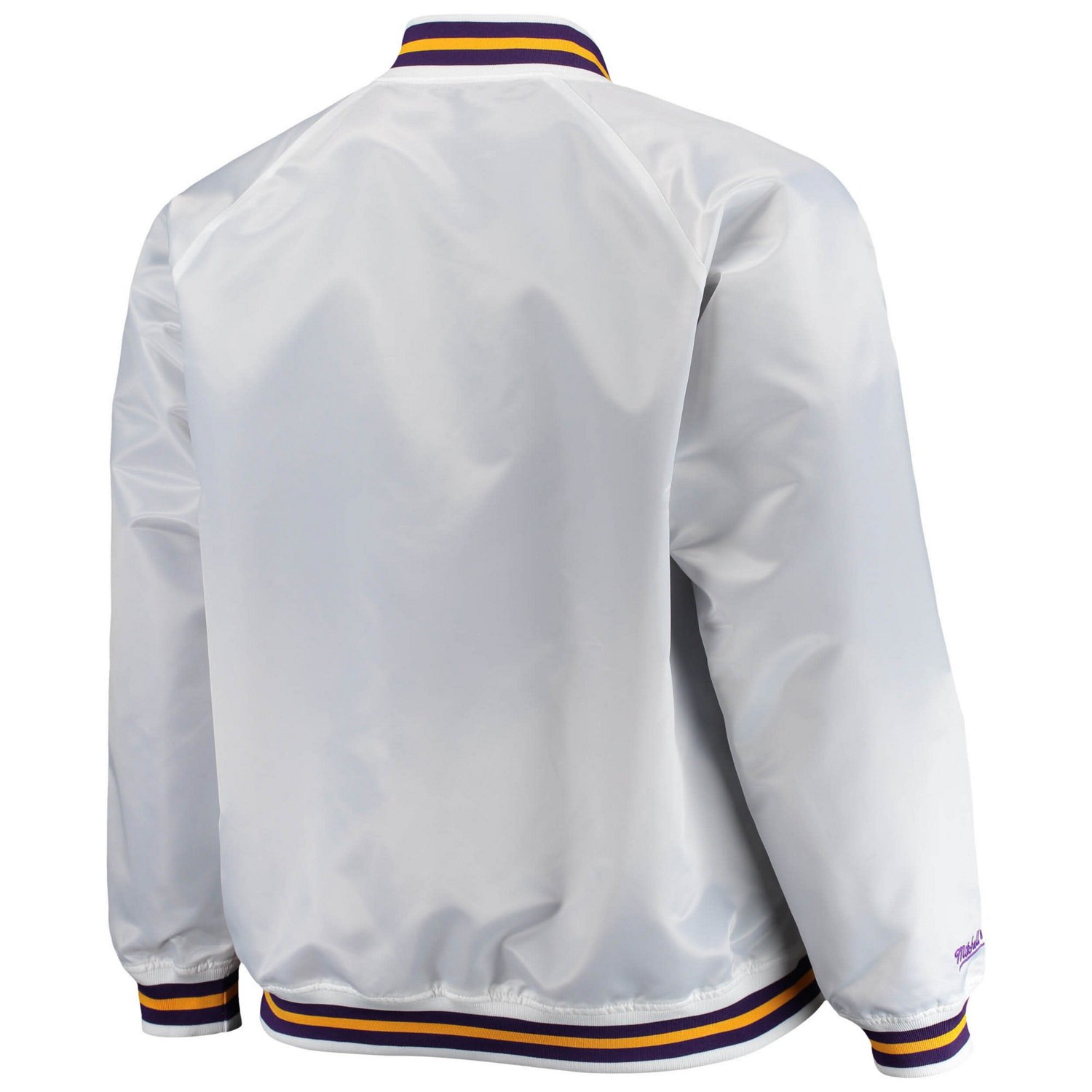 Mitchell  Ness Los Angeles Lakers Big  Tall Hardwood Classics Raglan Satin Full-Snap Jacket                                      - view number 4