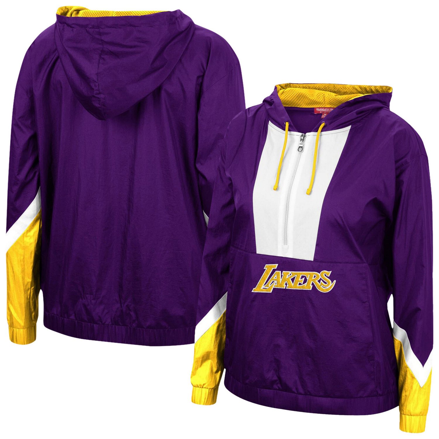 Mitchell Ness Los Angeles Lakers Half-Zip Windbreaker 20