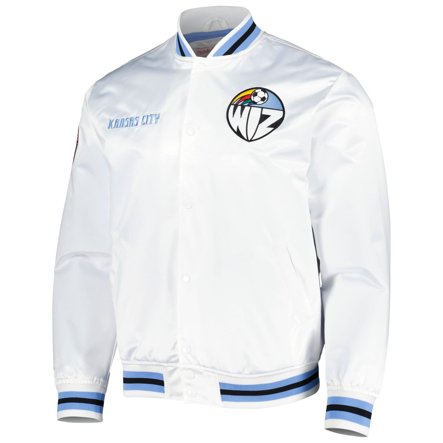 Mitchell  Ness Sporting Kansas City City Full-Snap Satin Jacket                                                                  - view number 2