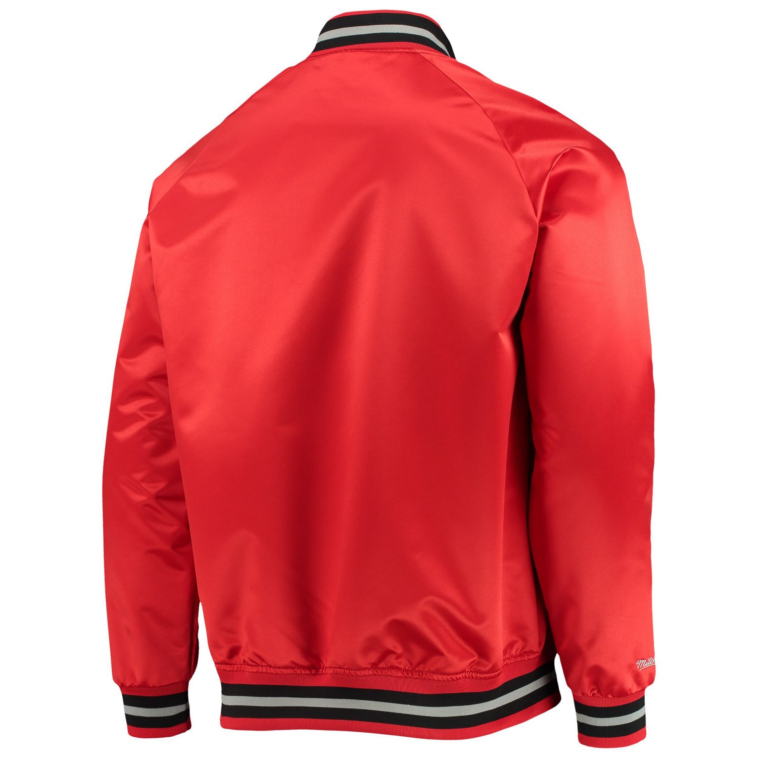 Mitchell  Ness Toronto Raptors Hardwood Classics Satin Full-Snap Raglan Jacket                                                   - view number 3