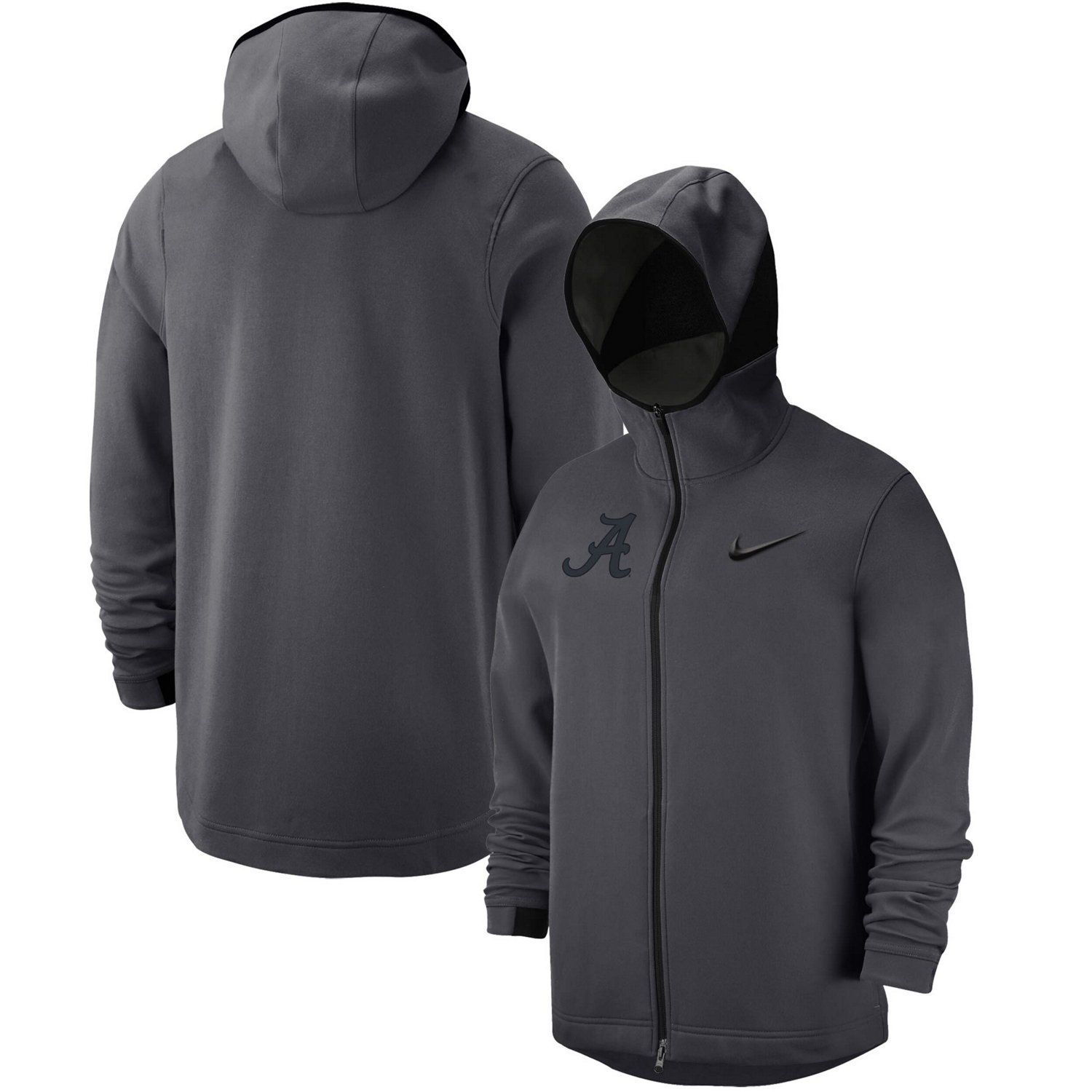 Nike Alabama Crimson Tide Tonal Showtime Full Zip Hoodie Academy